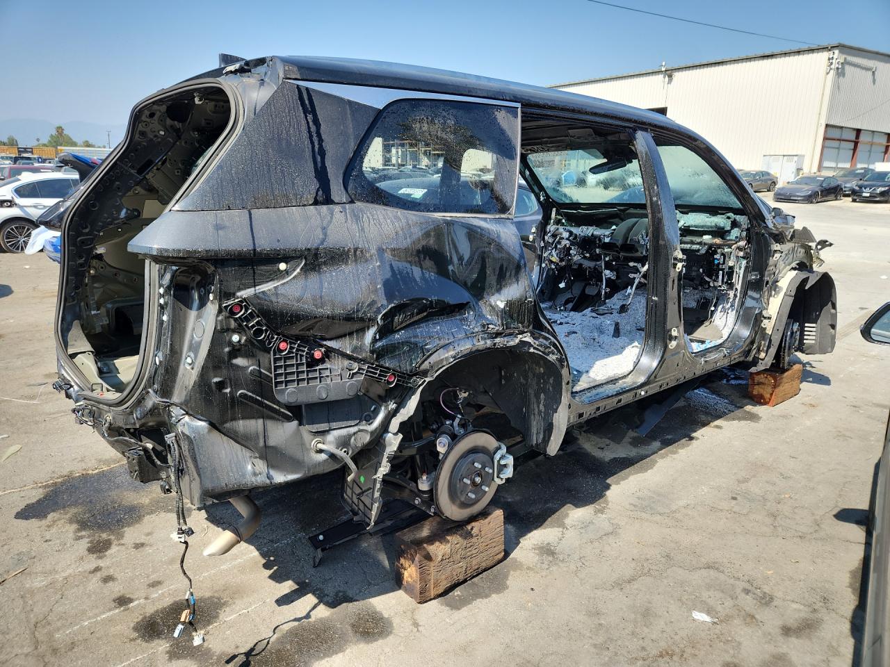 2025 Lexus Tx 350 Base Black vin: 5TDAAAB68SS036110 Damage: Lift Gate, Missing, Replacement Required