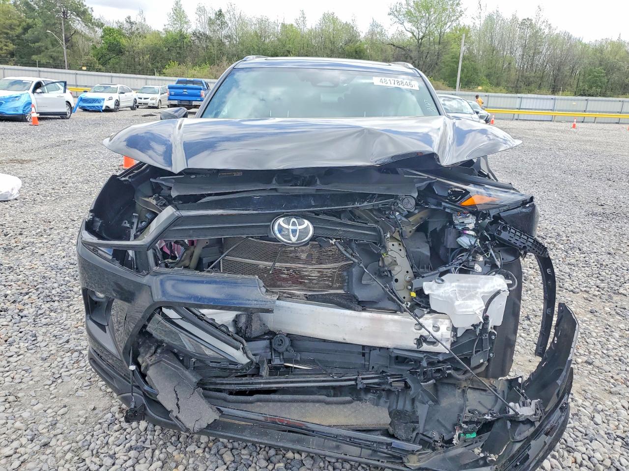 2025 Toyota Grand Highlander Hybrid Black vin: 5TDACAB52SS043877