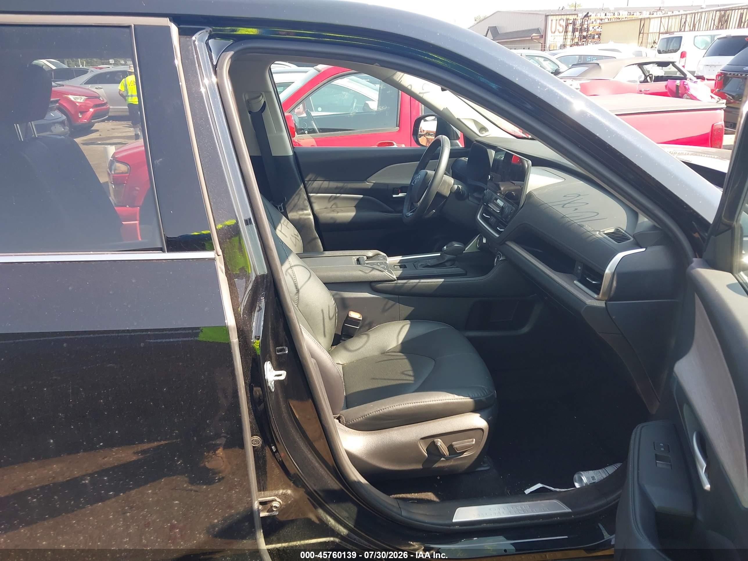 2024 Toyota Grand Highlander Hybrid Limited Black vin: 5TDACAB56RS013842