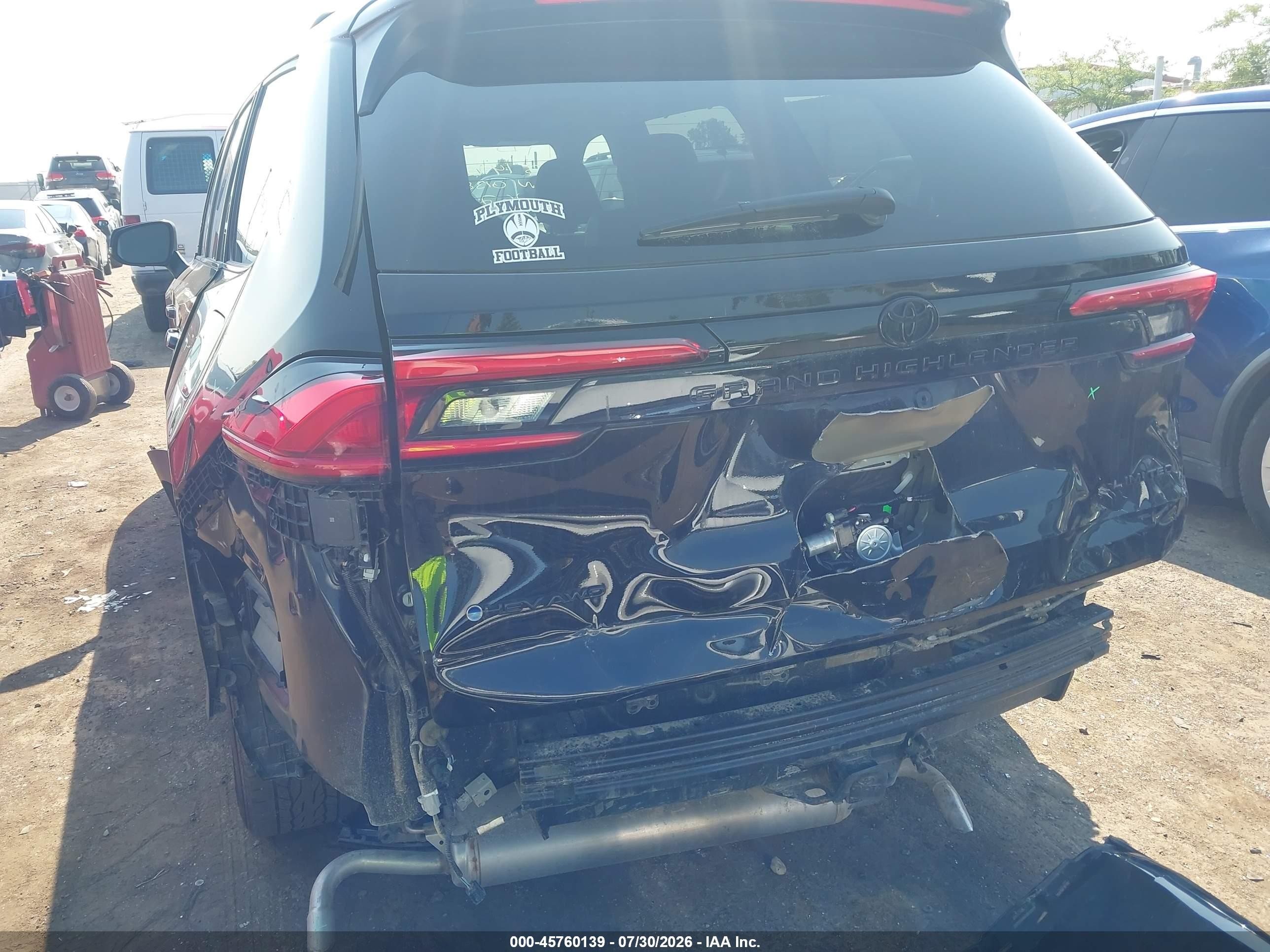 2024 Toyota Grand Highlander Hybrid Limited Black vin: 5TDACAB56RS013842