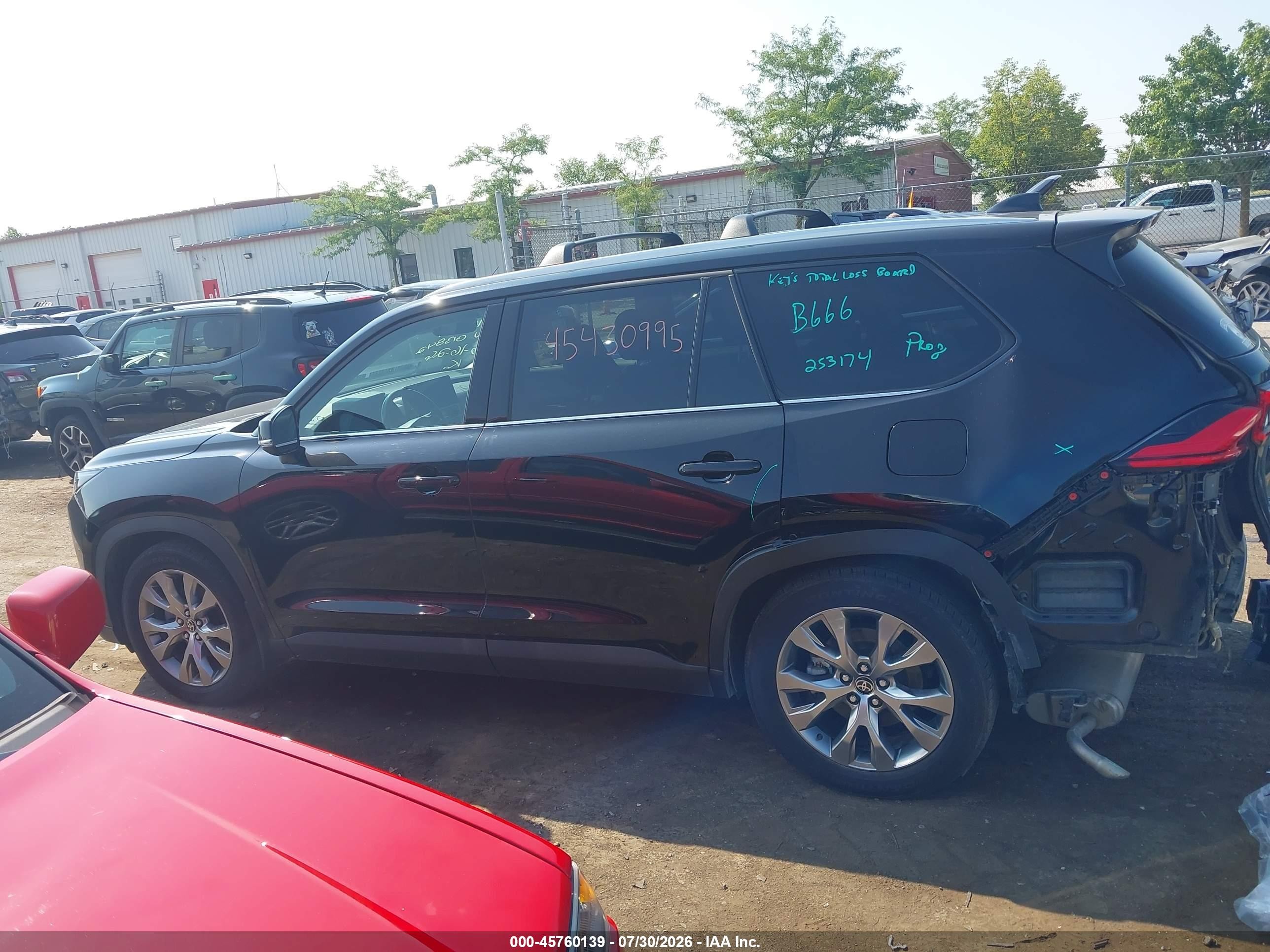 2024 Toyota Grand Highlander Hybrid Limited Black vin: 5TDACAB56RS013842