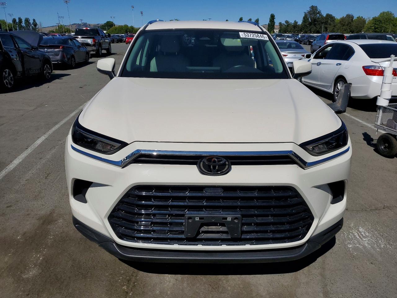 2024 Toyota Grand Highlander Hybrid Xle Белый vin: 5TDACAB57RS005247