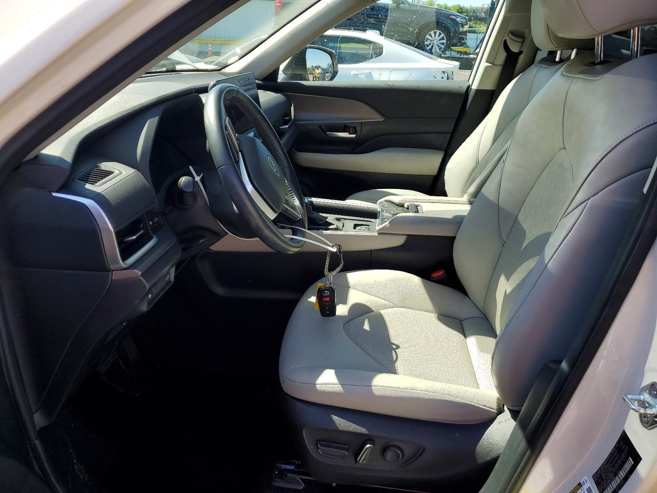 2024 Toyota Grand Highlander Hybrid Xle Белый vin: 5TDACAB57RS005247