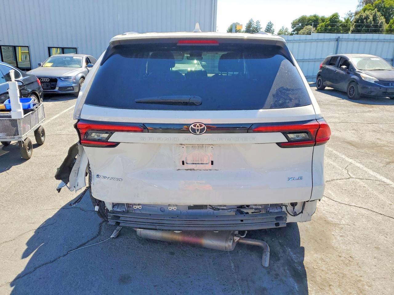 2024 Toyota Grand Highlander Hybrid Xle Белый vin: 5TDACAB57RS005247