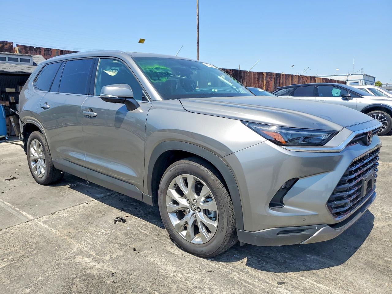 2025 Toyota Grand Highlander Hybrid Limited Gray vin: 5TDACAB58SS053054