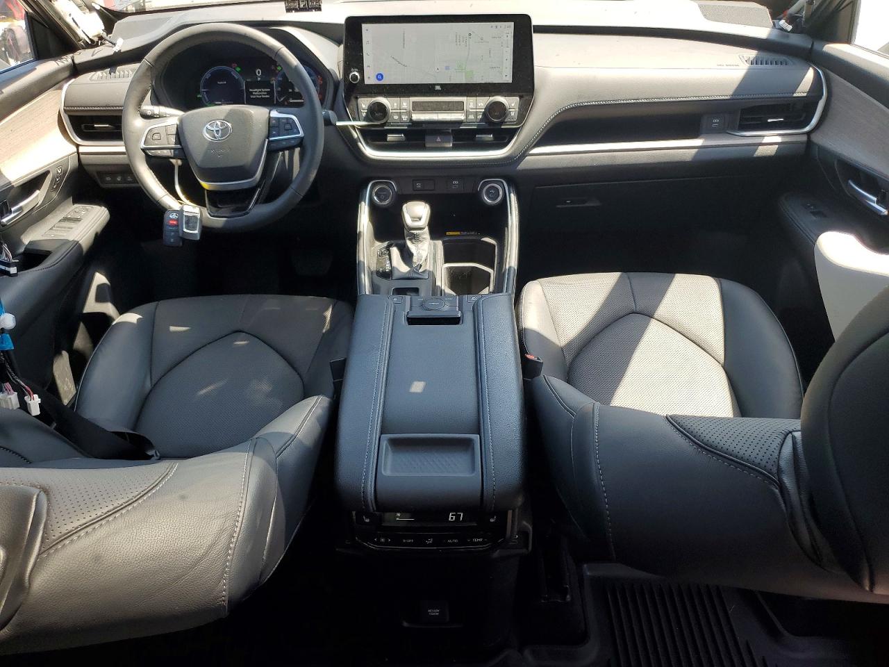 2025 Toyota Grand Highlander Hybrid Limited Gray vin: 5TDACAB58SS053054