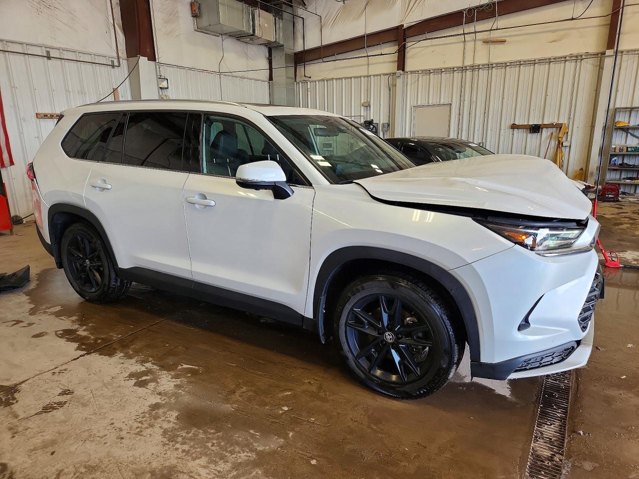 2024 Toyota Grand Highlander Hybrid Max Platinum White vin: 5TDADAB53RS007056
