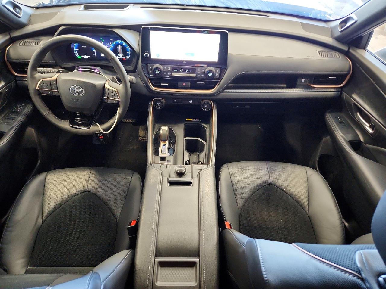 2024 Toyota Grand Highlander Hybrid Max Platinum White vin: 5TDADAB53RS007056