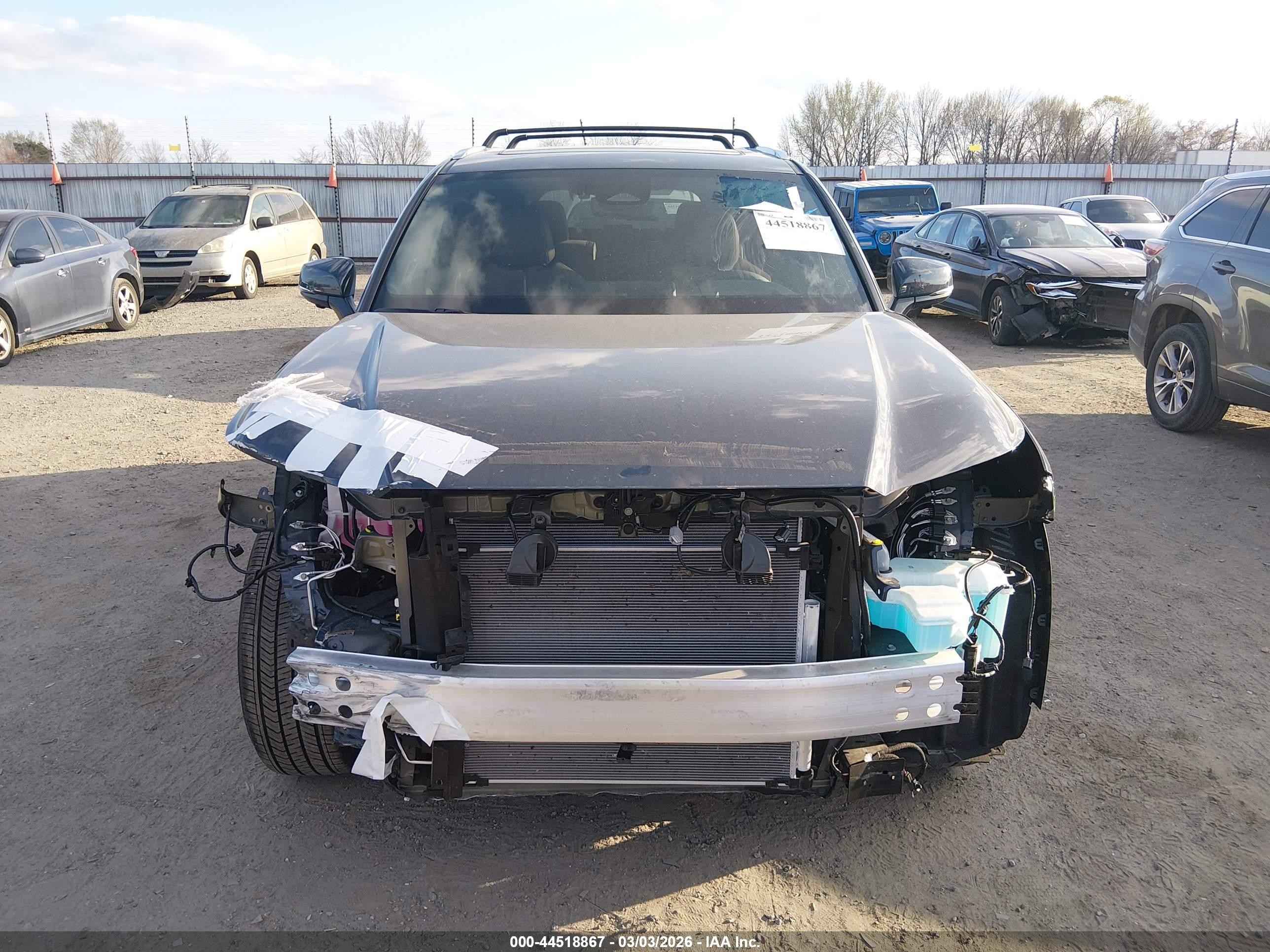 2025 Toyota Grand Highlander Hybrid Platinum Max Blue vin: 5TDADAB53SS025384