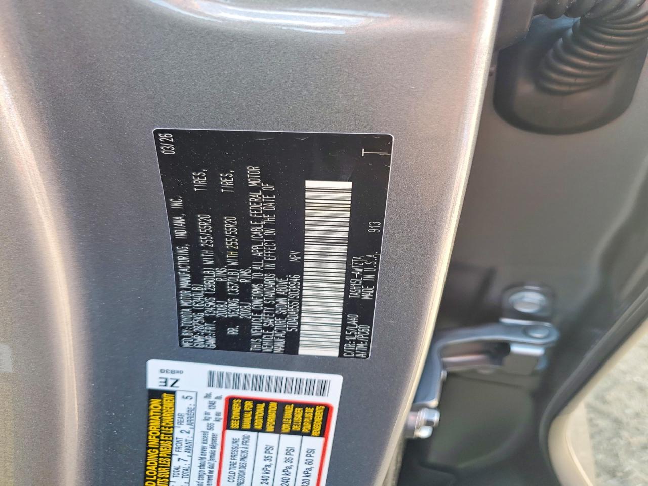 2026 Toyota Grand Highlander Hybrid Max Platinum Gray vin: 5TDADAB55TS038946