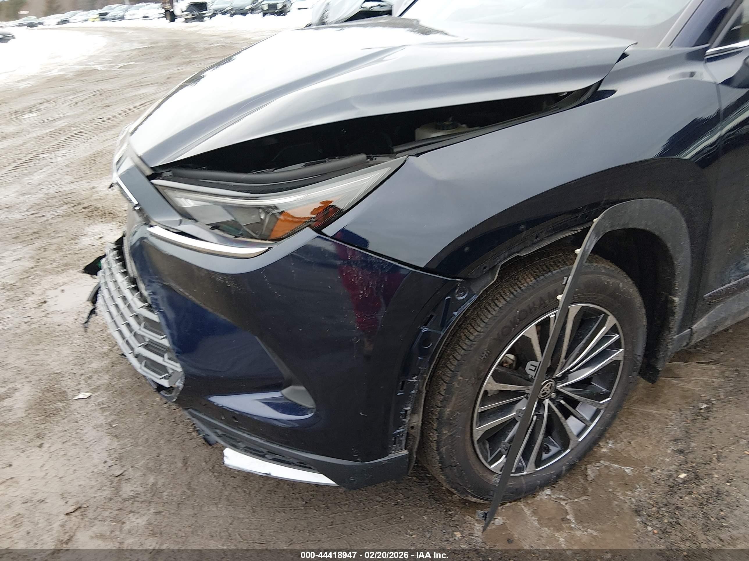 2025 Toyota Grand Highlander Hybrid Platinum Max Dark Blue vin: 5TDADAB59SS013059