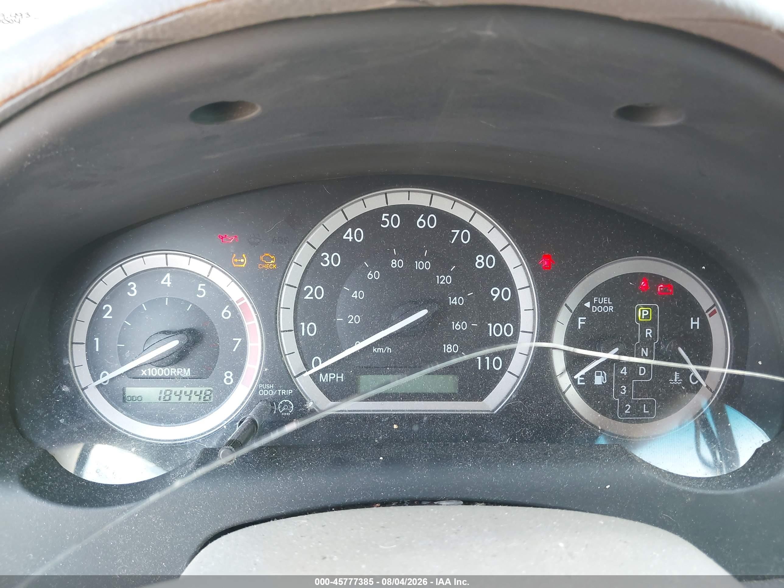 2004 Toyota Sienna Xle Limited Gold vin: 5TDBA22C04S009244