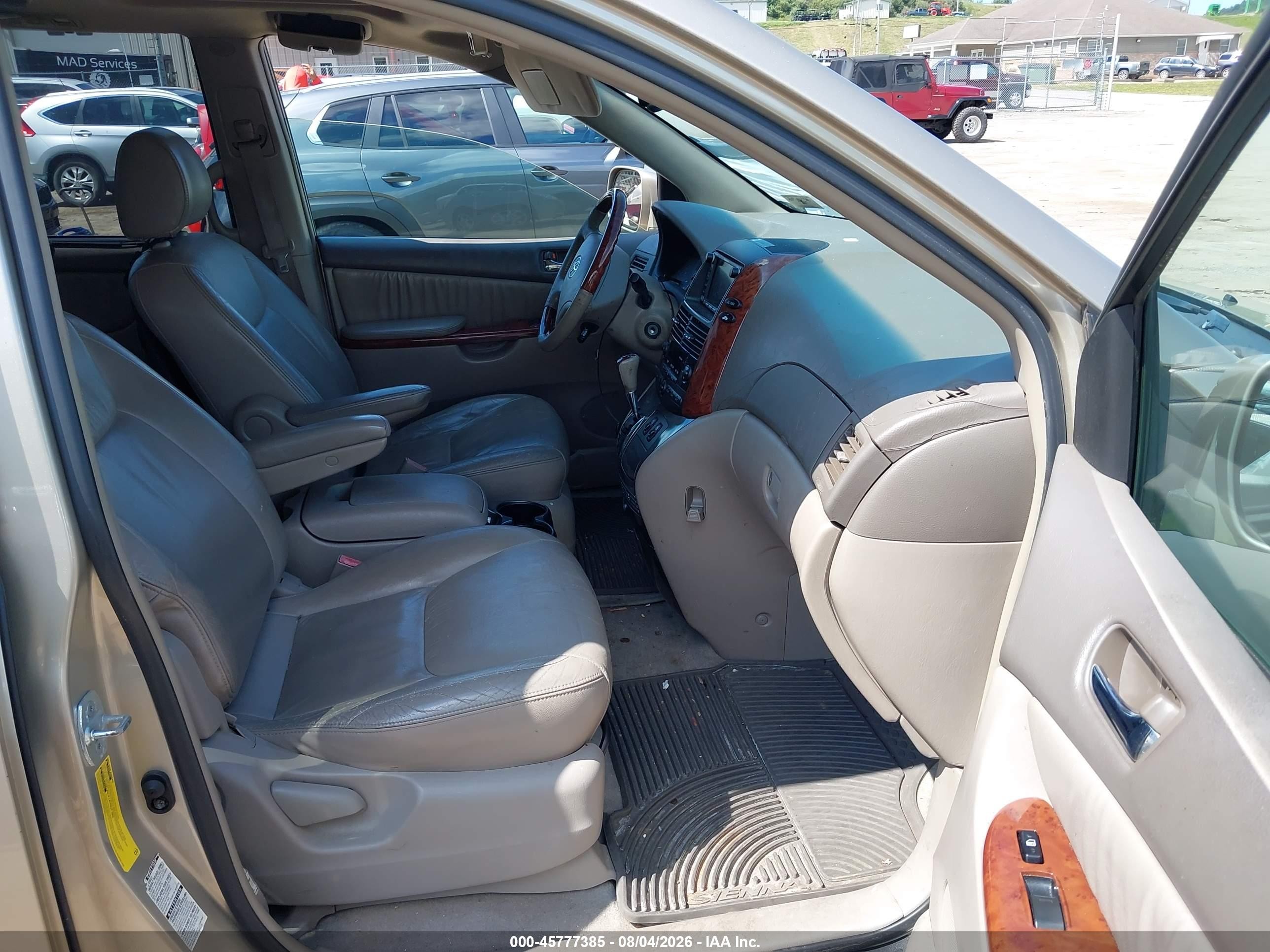 2004 Toyota Sienna Xle Limited Gold vin: 5TDBA22C04S009244