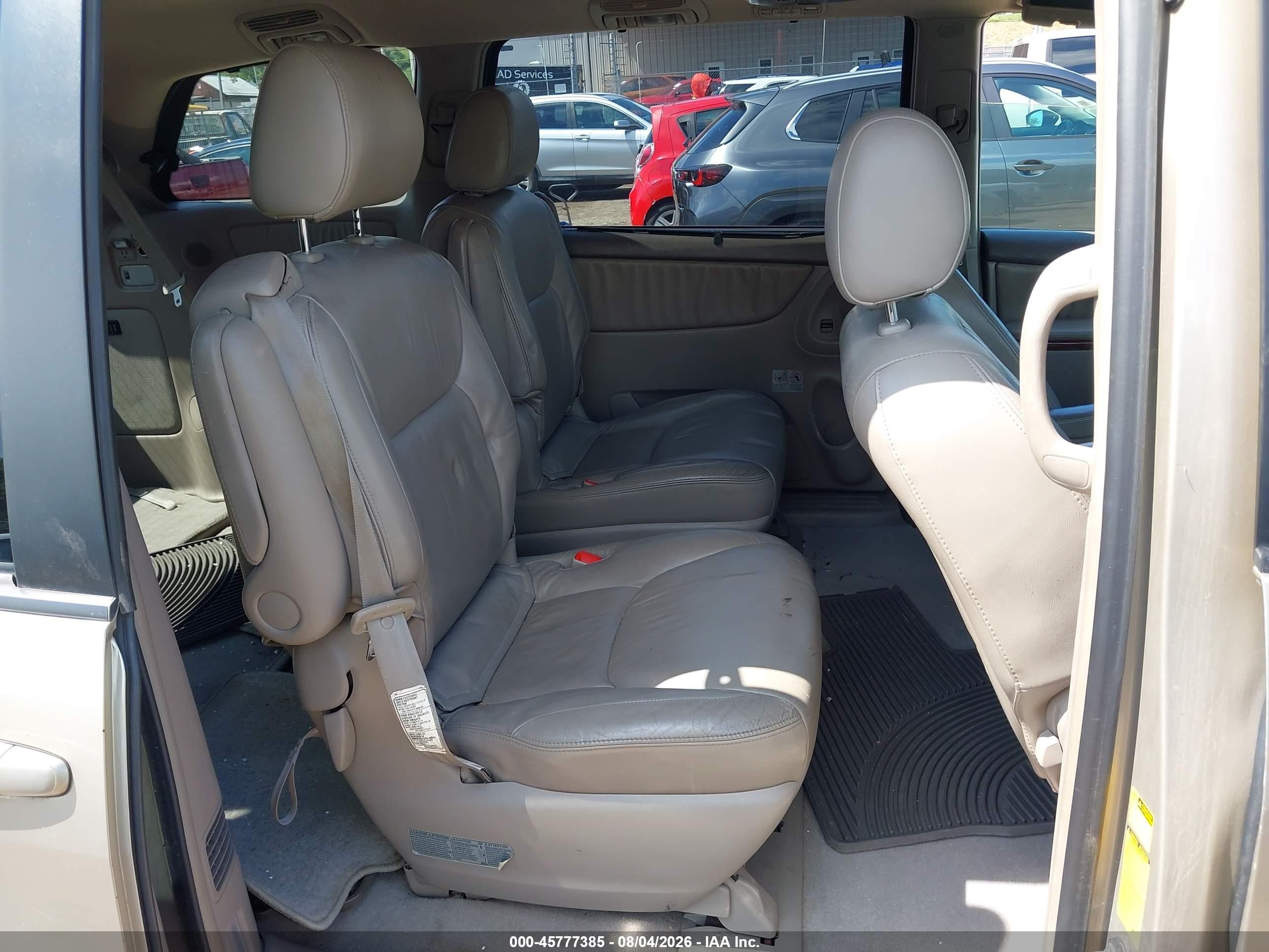 2004 Toyota Sienna Xle Limited Gold vin: 5TDBA22C04S009244