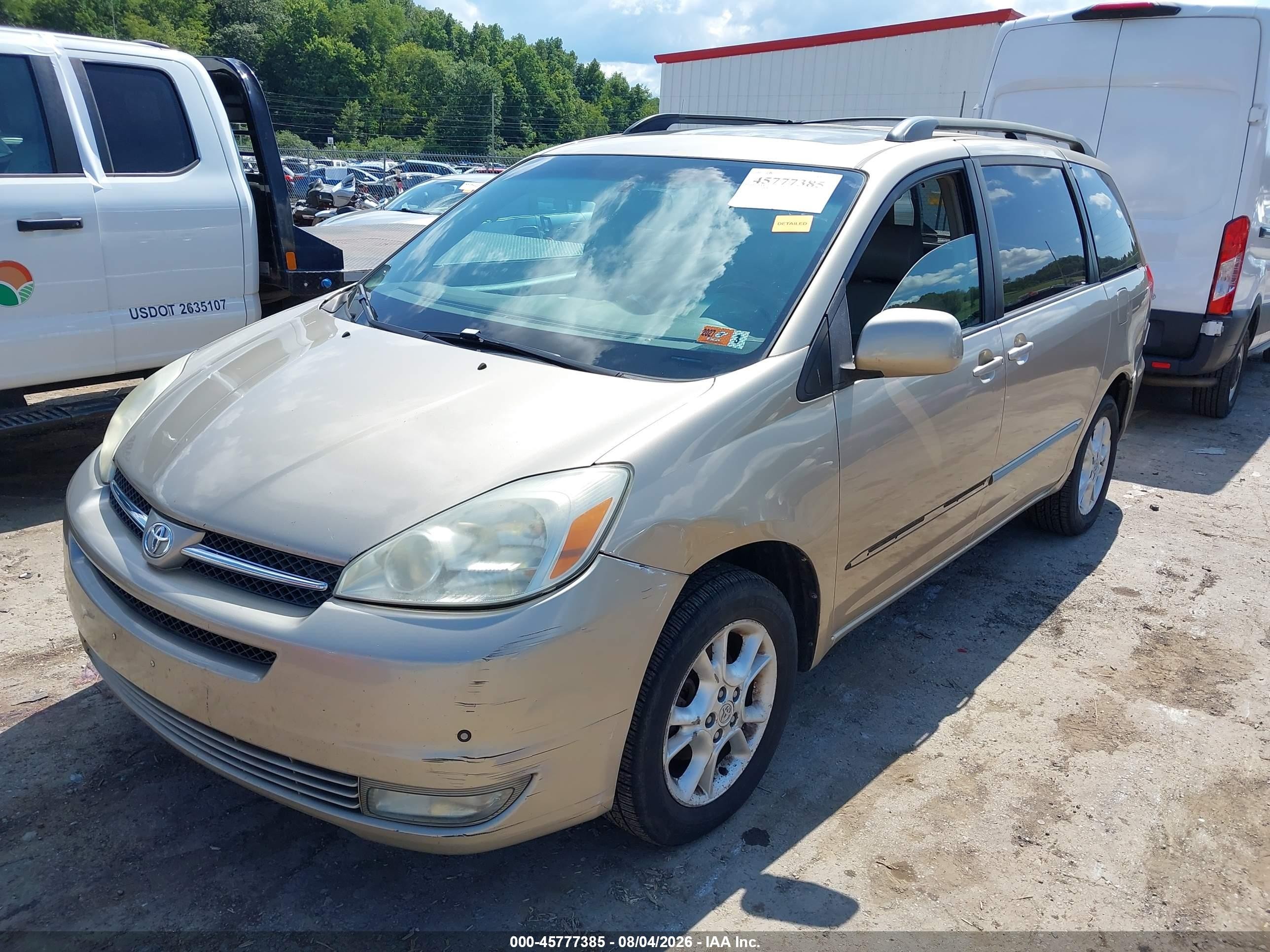 2004 Toyota Sienna Xle Limited Gold vin: 5TDBA22C04S009244