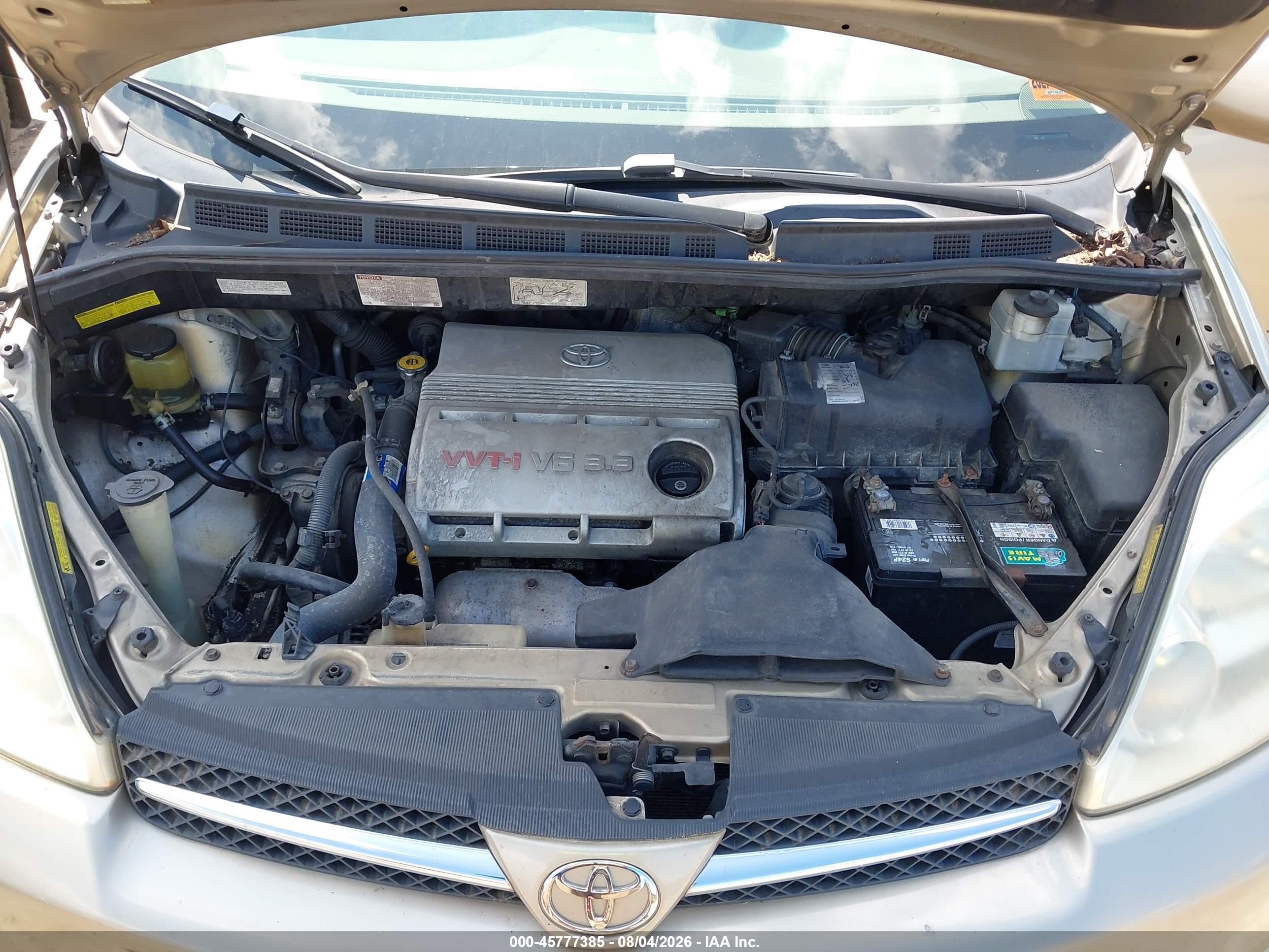 2004 Toyota Sienna Xle Limited Gold vin: 5TDBA22C04S009244