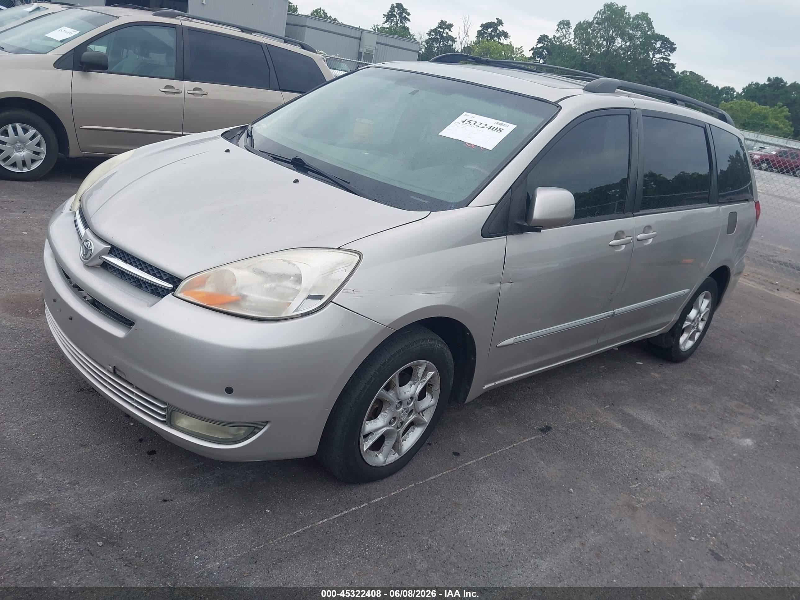 2004 Toyota Sienna Xle Limited Silver vin: 5TDBA22C04S010412