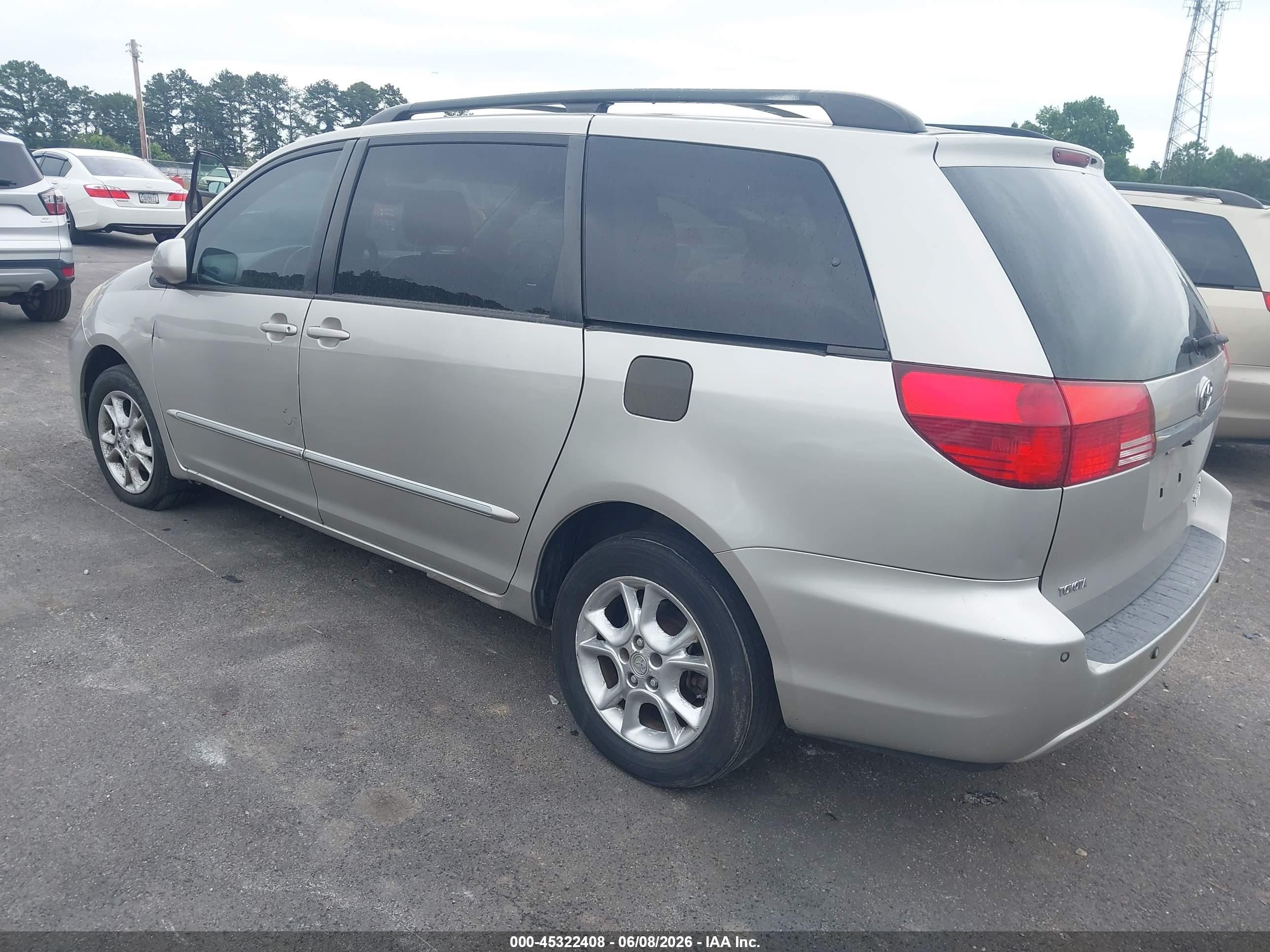 2004 Toyota Sienna Xle Limited Silver vin: 5TDBA22C04S010412