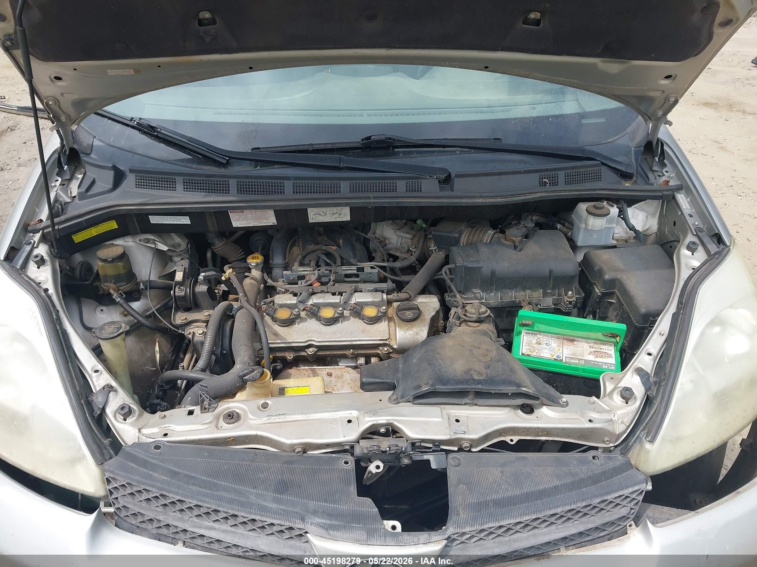 2004 Toyota Sienna Xle Gray vin: 5TDBA22C04S016985