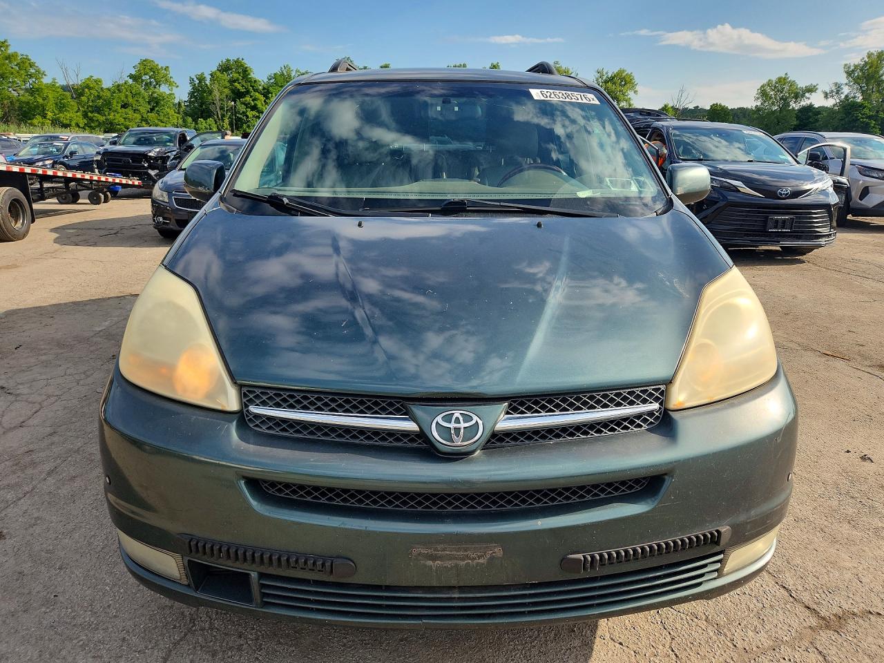 2005 Toyota Sienna Xle Limited 7 Passenger Green vin: 5TDBA22C05S040642