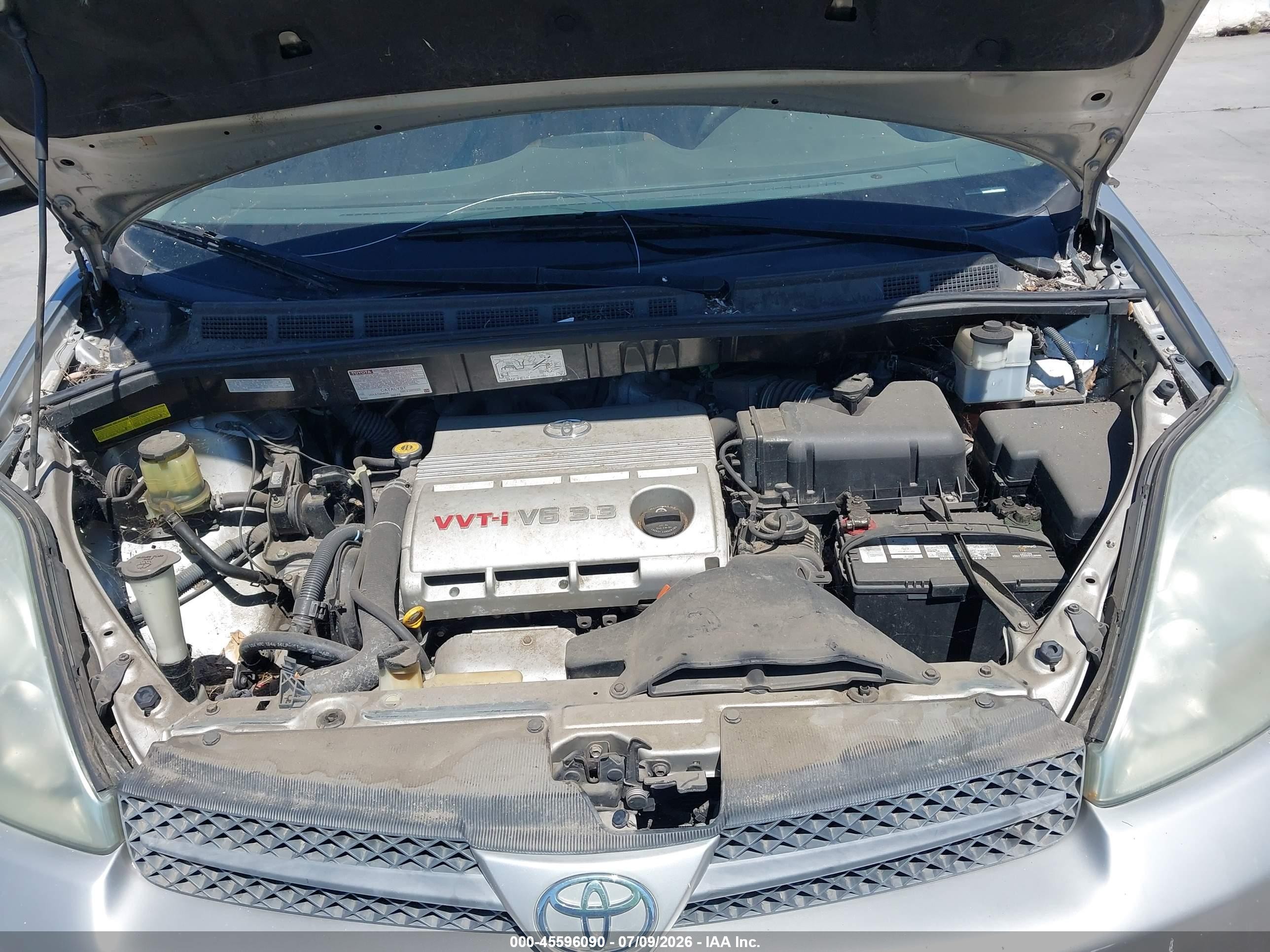 2004 Toyota Sienna Xle Silver vin: 5TDBA22C14S008717