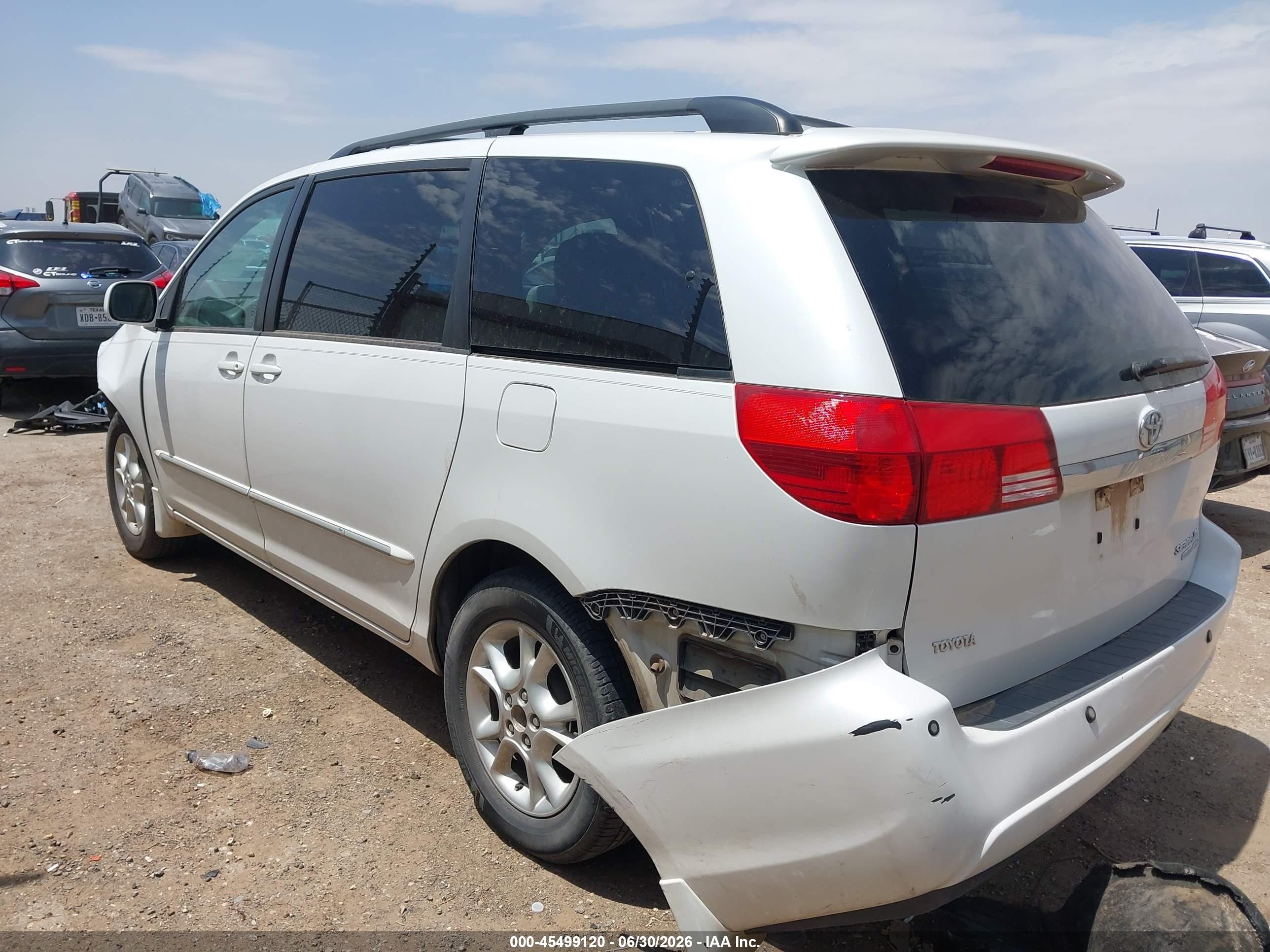 2004 Toyota Sienna Xle Limited White vin: 5TDBA22C14S011116
