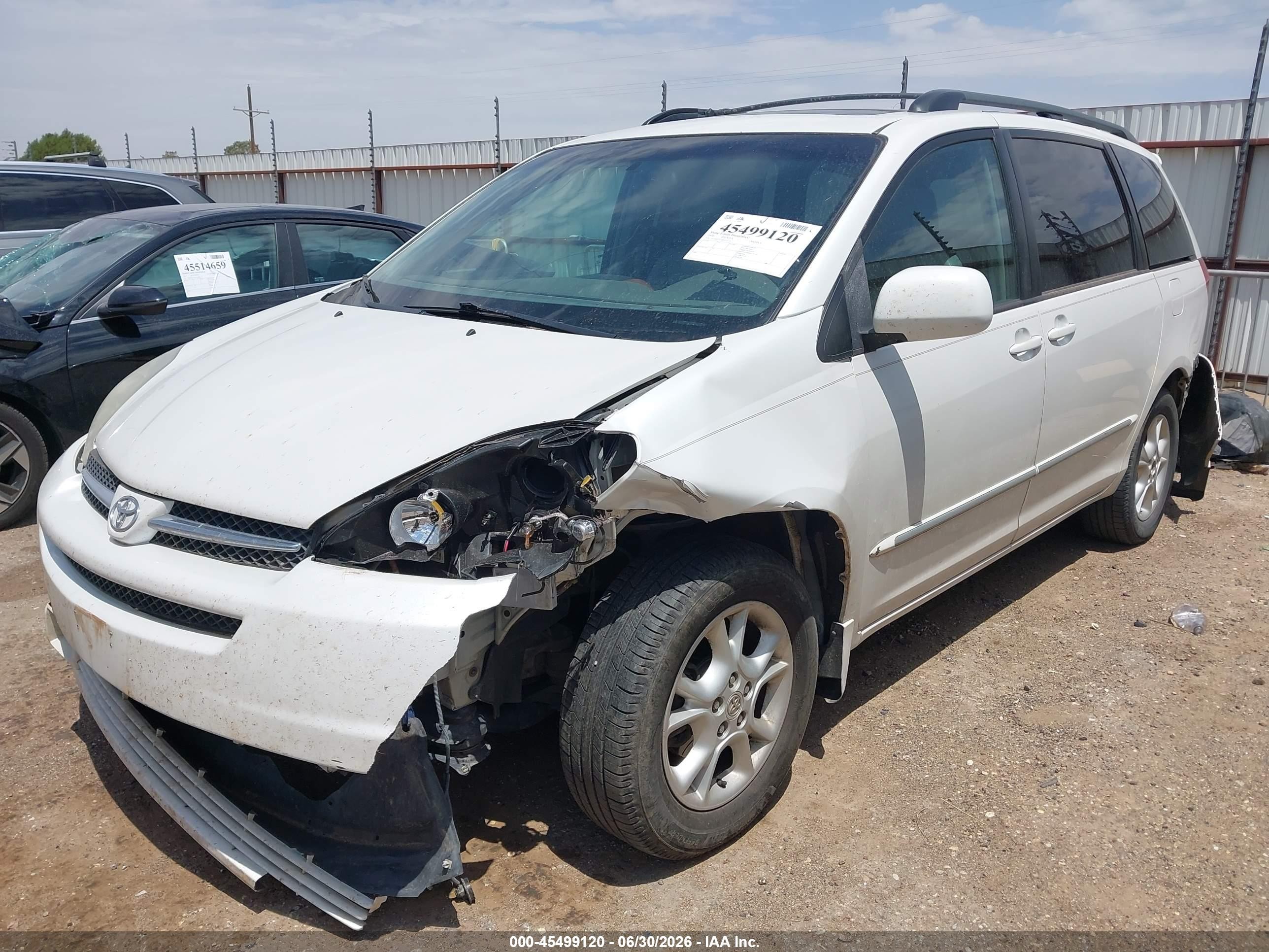2004 Toyota Sienna Xle Limited White vin: 5TDBA22C14S011116
