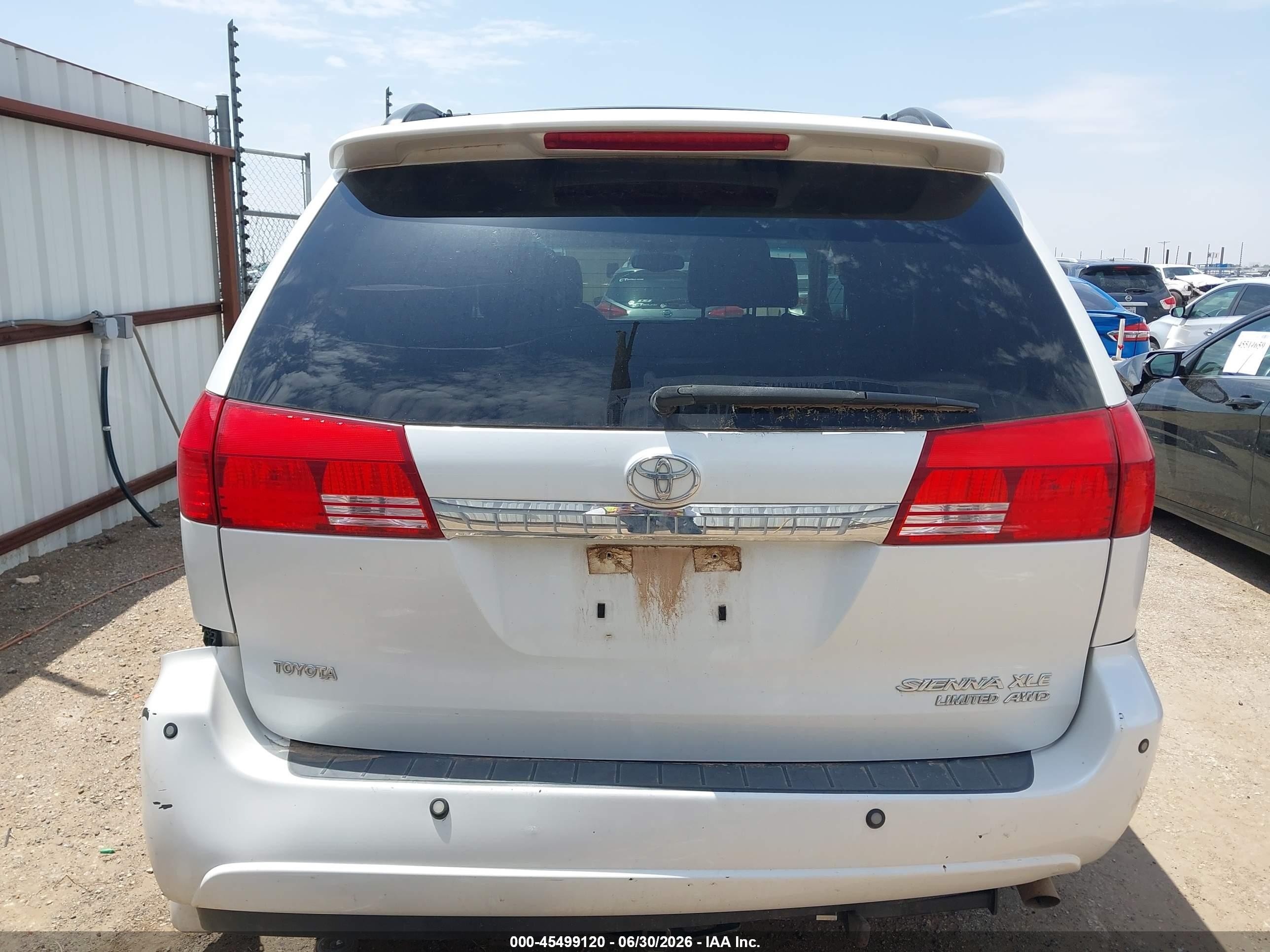 2004 Toyota Sienna Xle Limited White vin: 5TDBA22C14S011116
