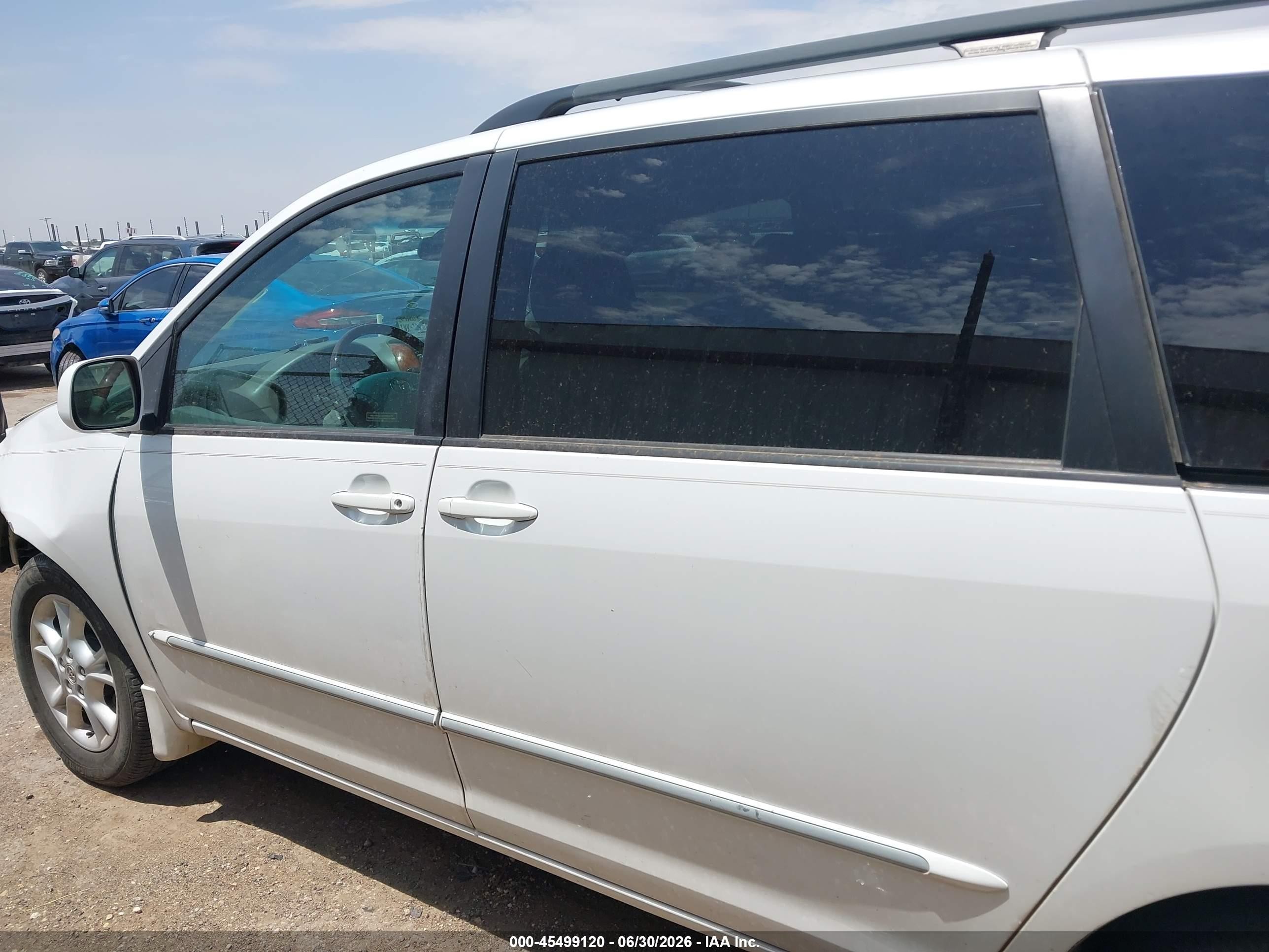 2004 Toyota Sienna Xle Limited White vin: 5TDBA22C14S011116