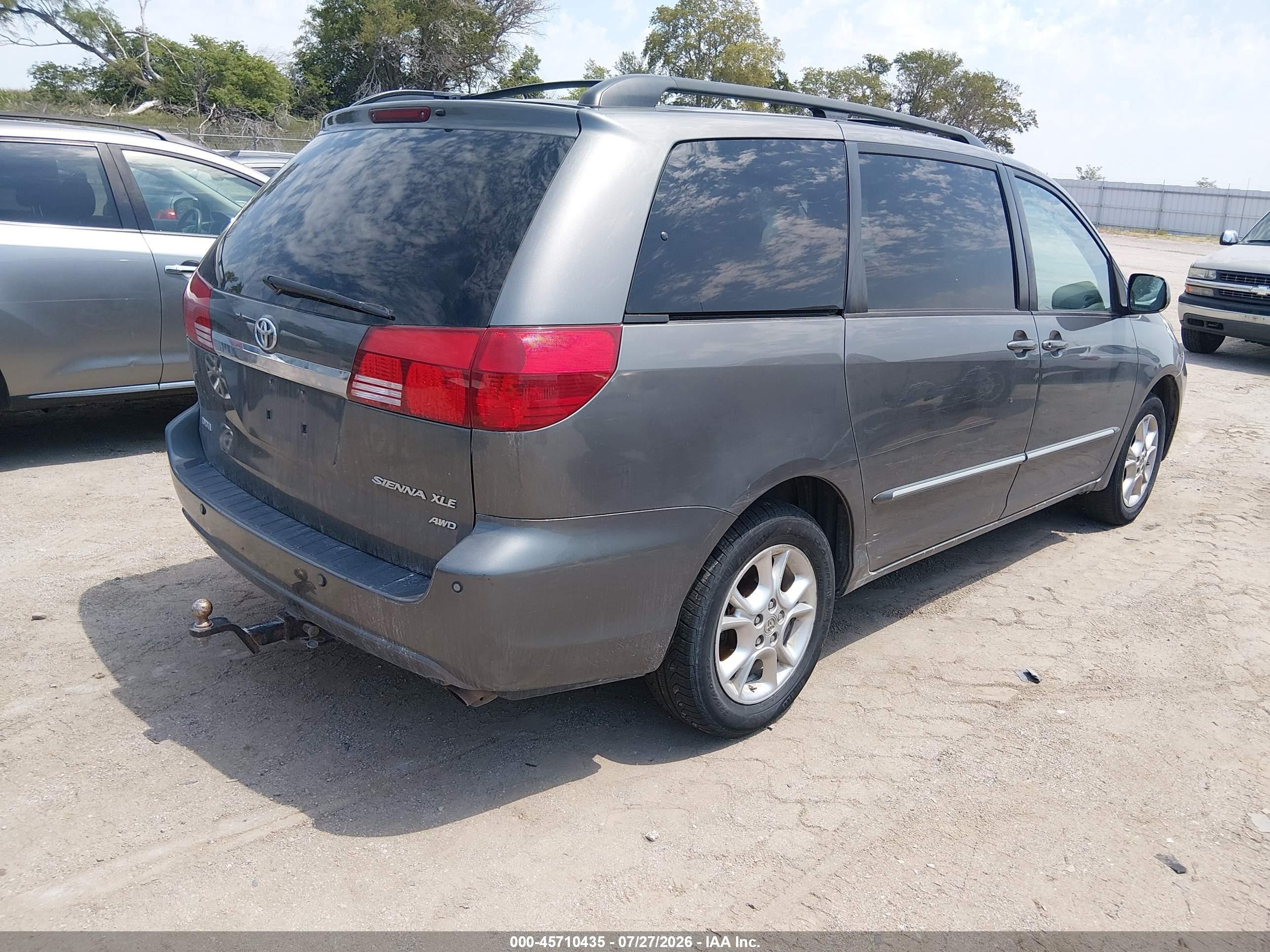 2004 Toyota Sienna Xle Limited Gray vin: 5TDBA22C14S027297