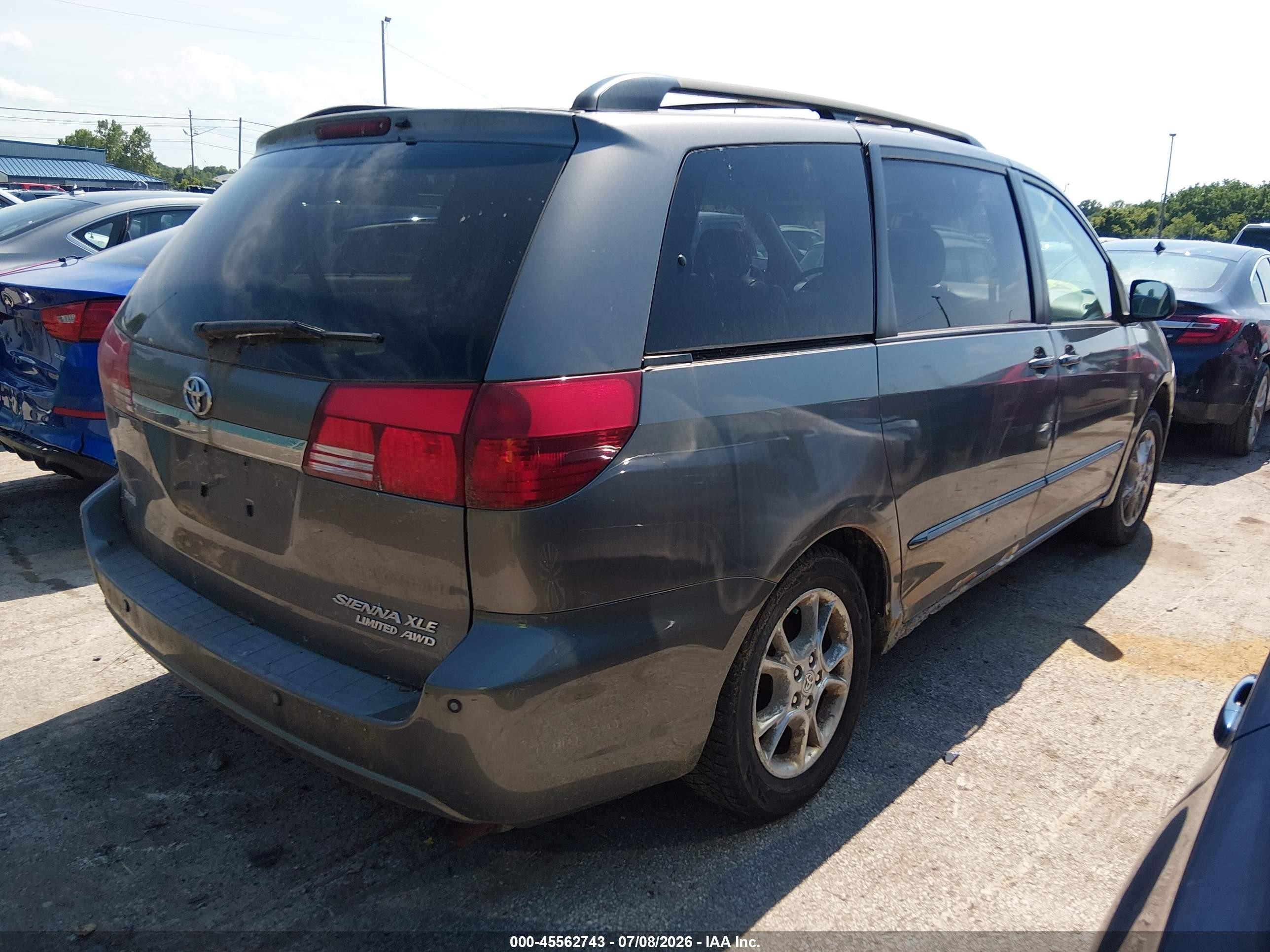 2005 Toyota Sienna Xle Limited Gray vin: 5TDBA22C15S050659