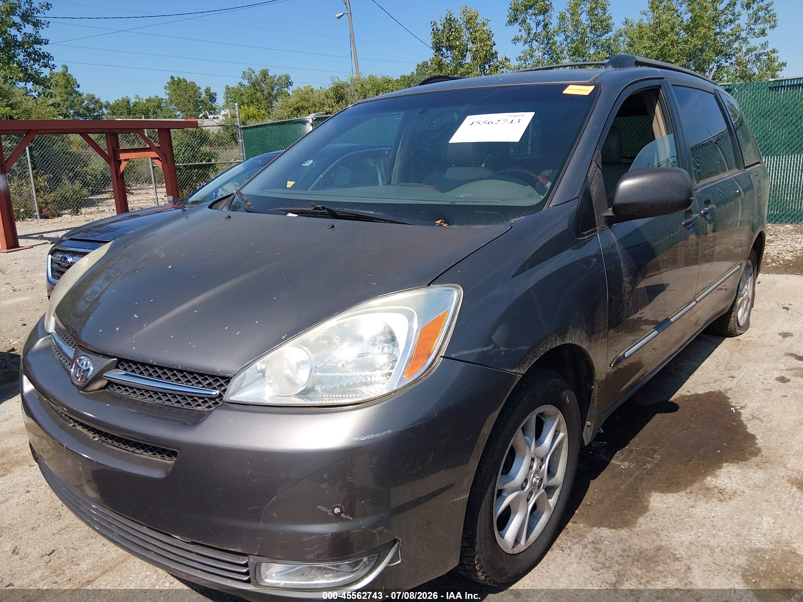 2005 Toyota Sienna Xle Limited Gray vin: 5TDBA22C15S050659