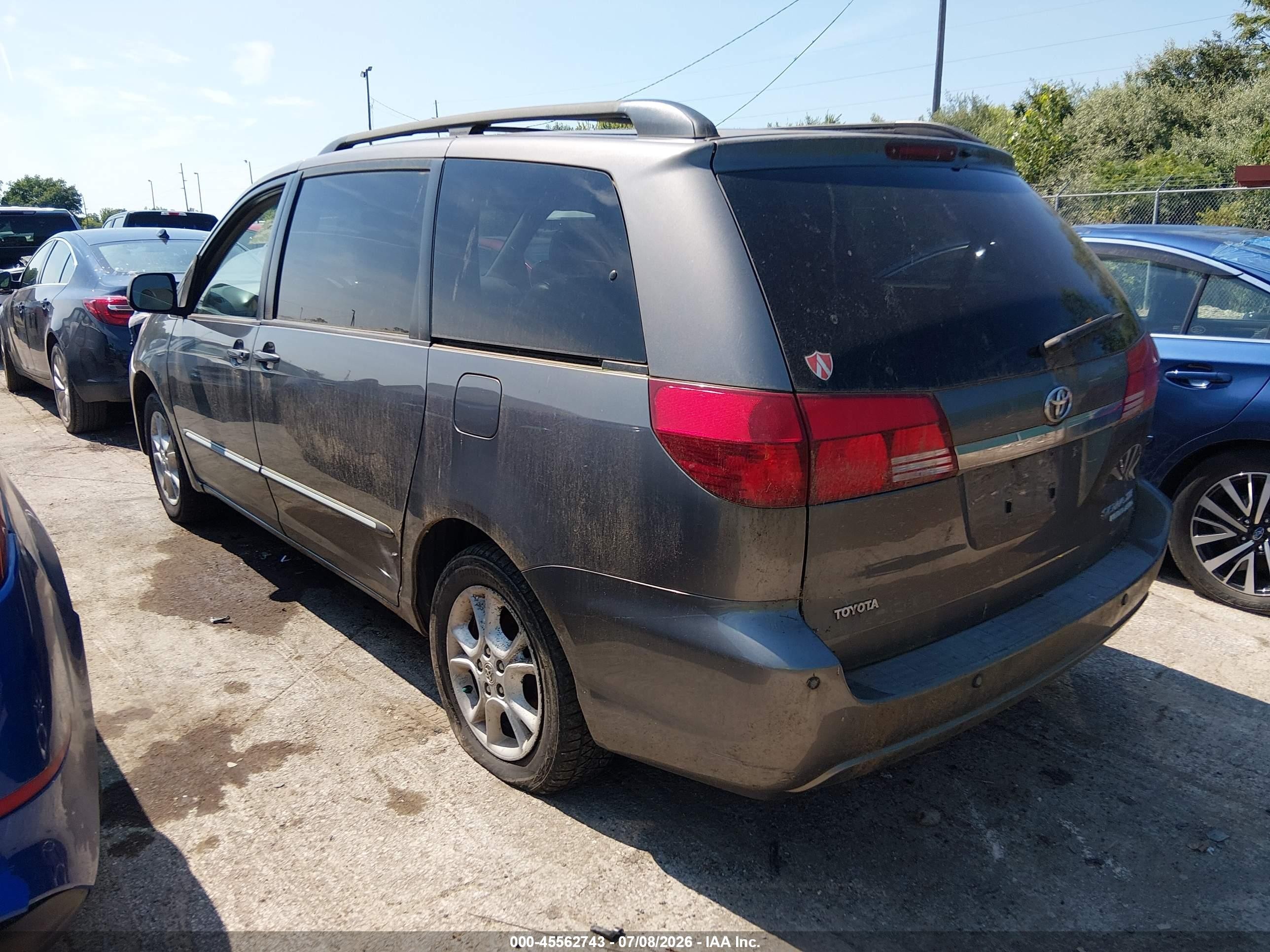 2005 Toyota Sienna Xle Limited Gray vin: 5TDBA22C15S050659