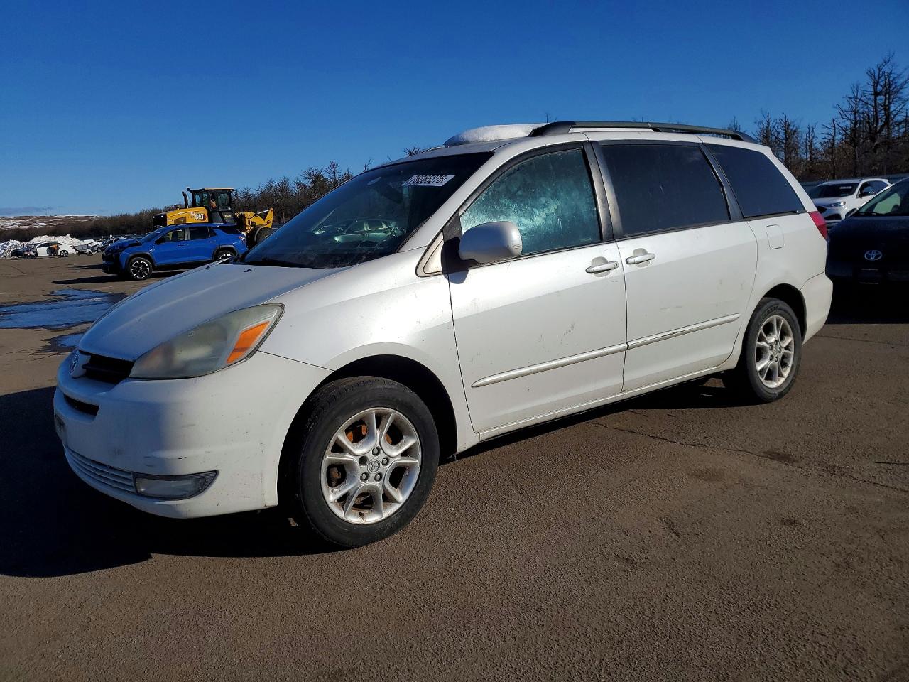 2005 Toyota Sienna White vin: 5TDBA22C15S053190