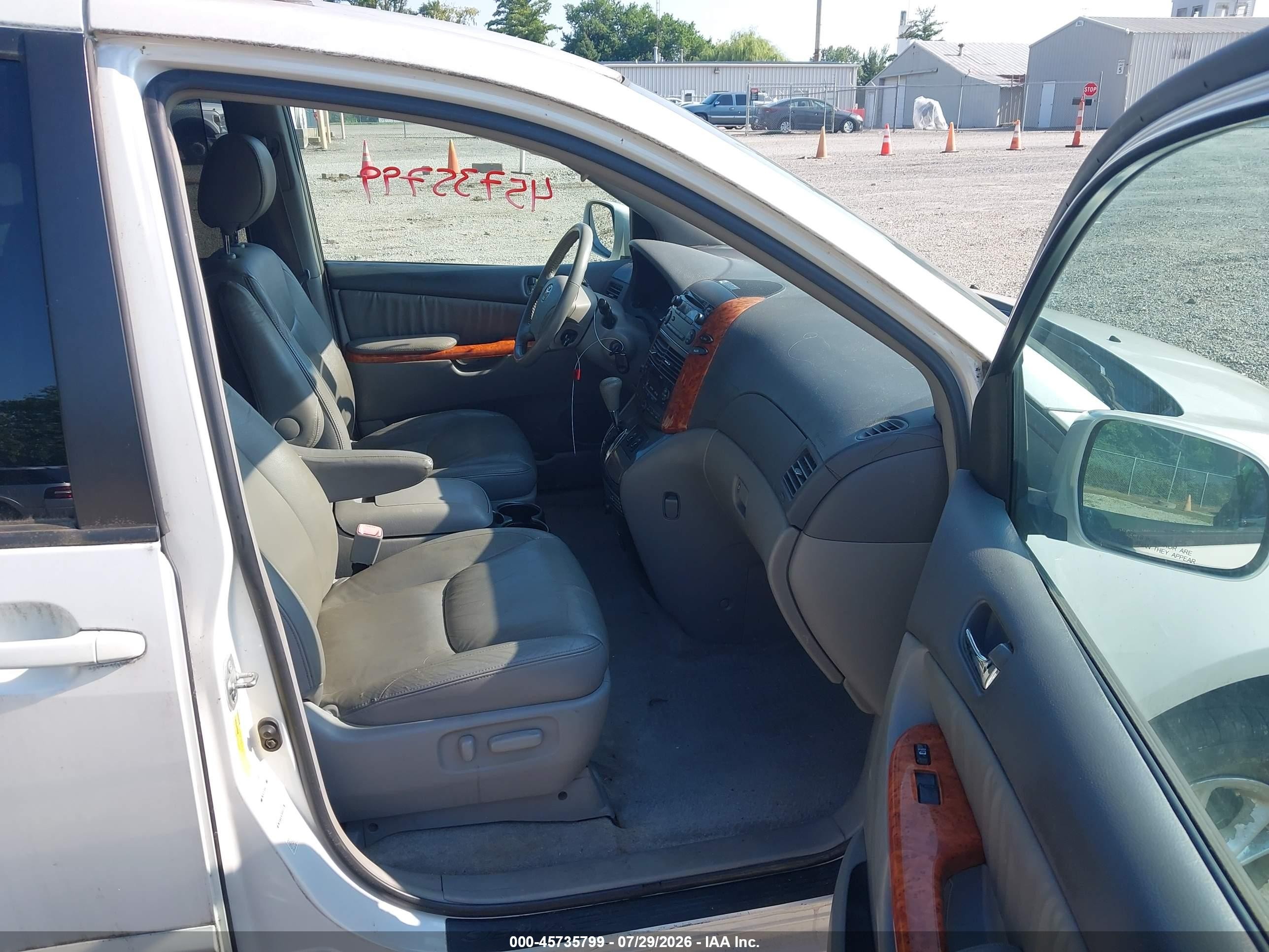 2006 Toyota Sienna Xle White vin: 5TDBA22C16S059606