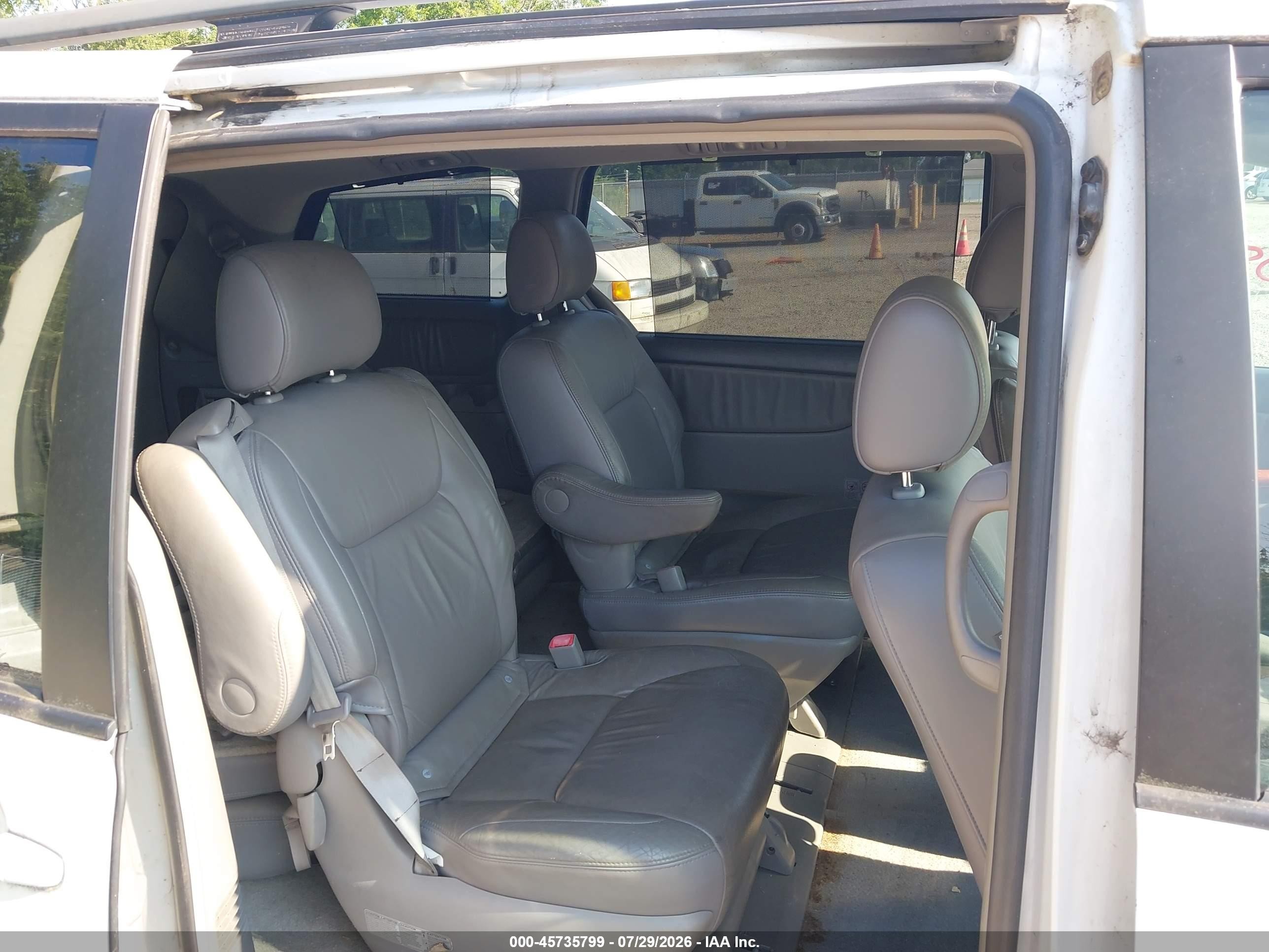 2006 Toyota Sienna Xle White vin: 5TDBA22C16S059606