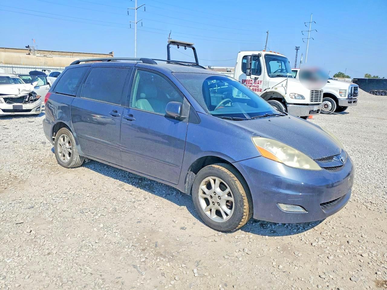 2006 Toyota Sienna Xle 7 Passenger Gray vin: 5TDBA22C16S064787