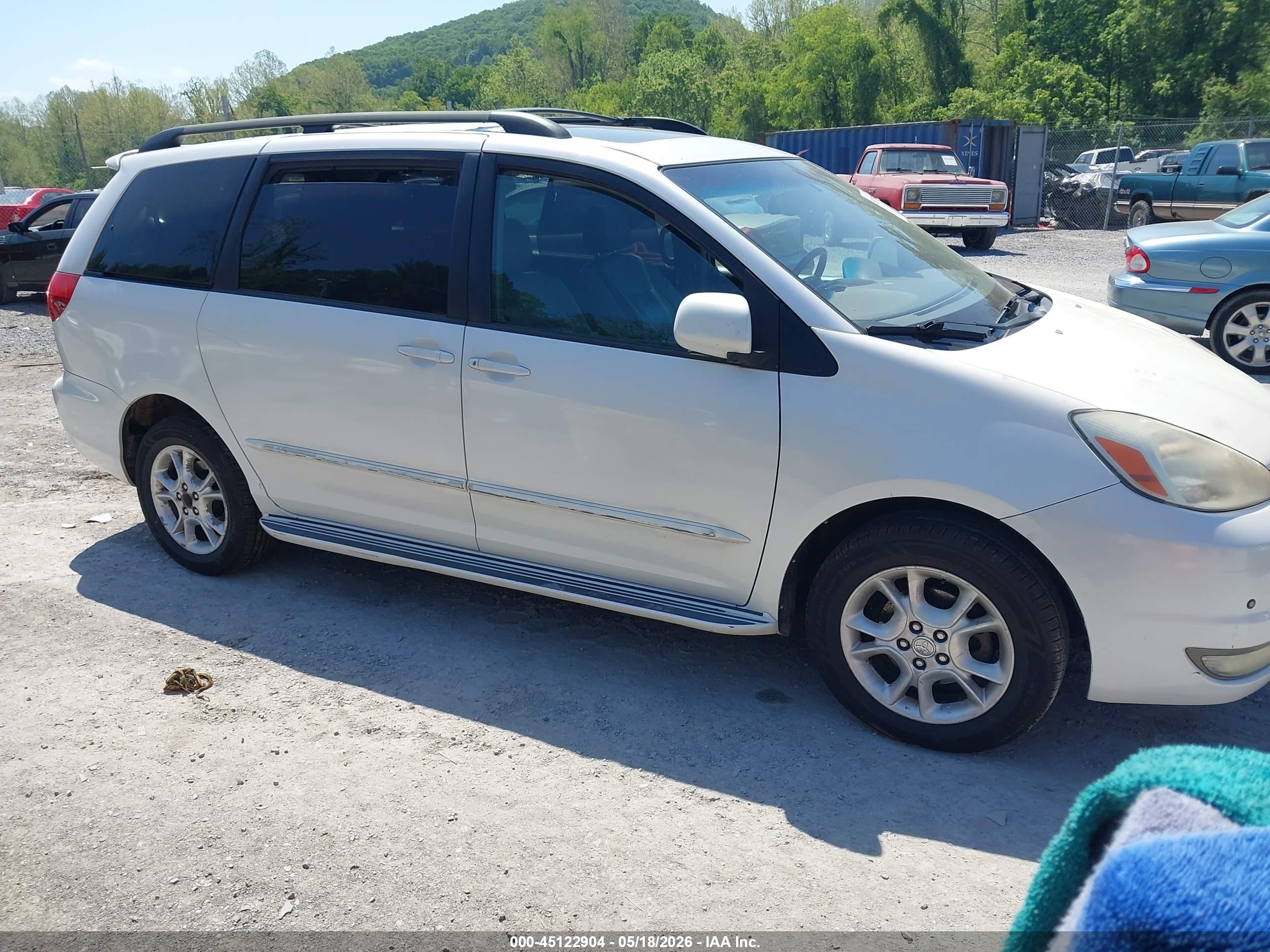 2004 Toyota Sienna Xle Limited White vin: 5TDBA22C24S008693