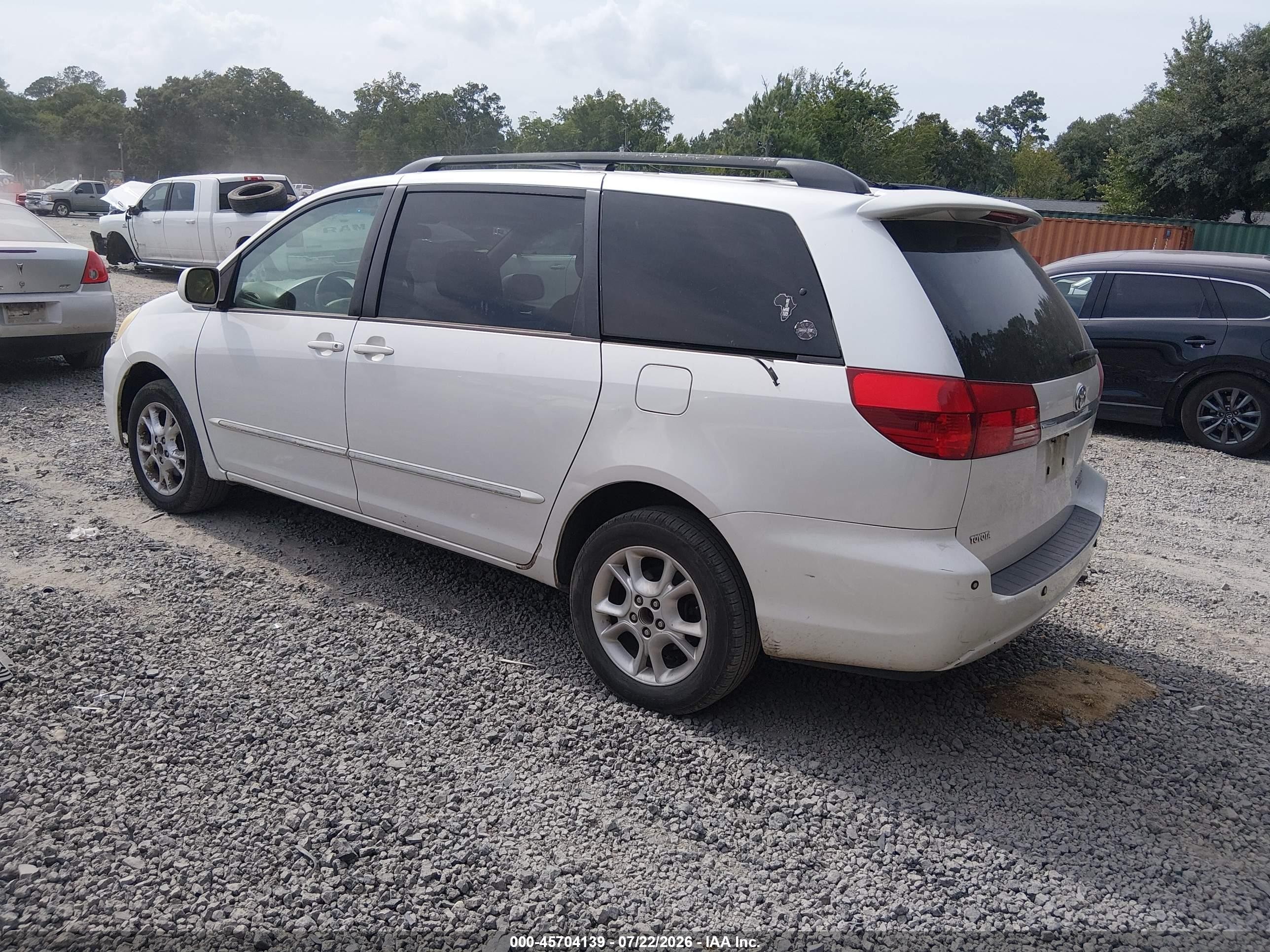 2004 Toyota Sienna Xle Limited White vin: 5TDBA22C24S012890