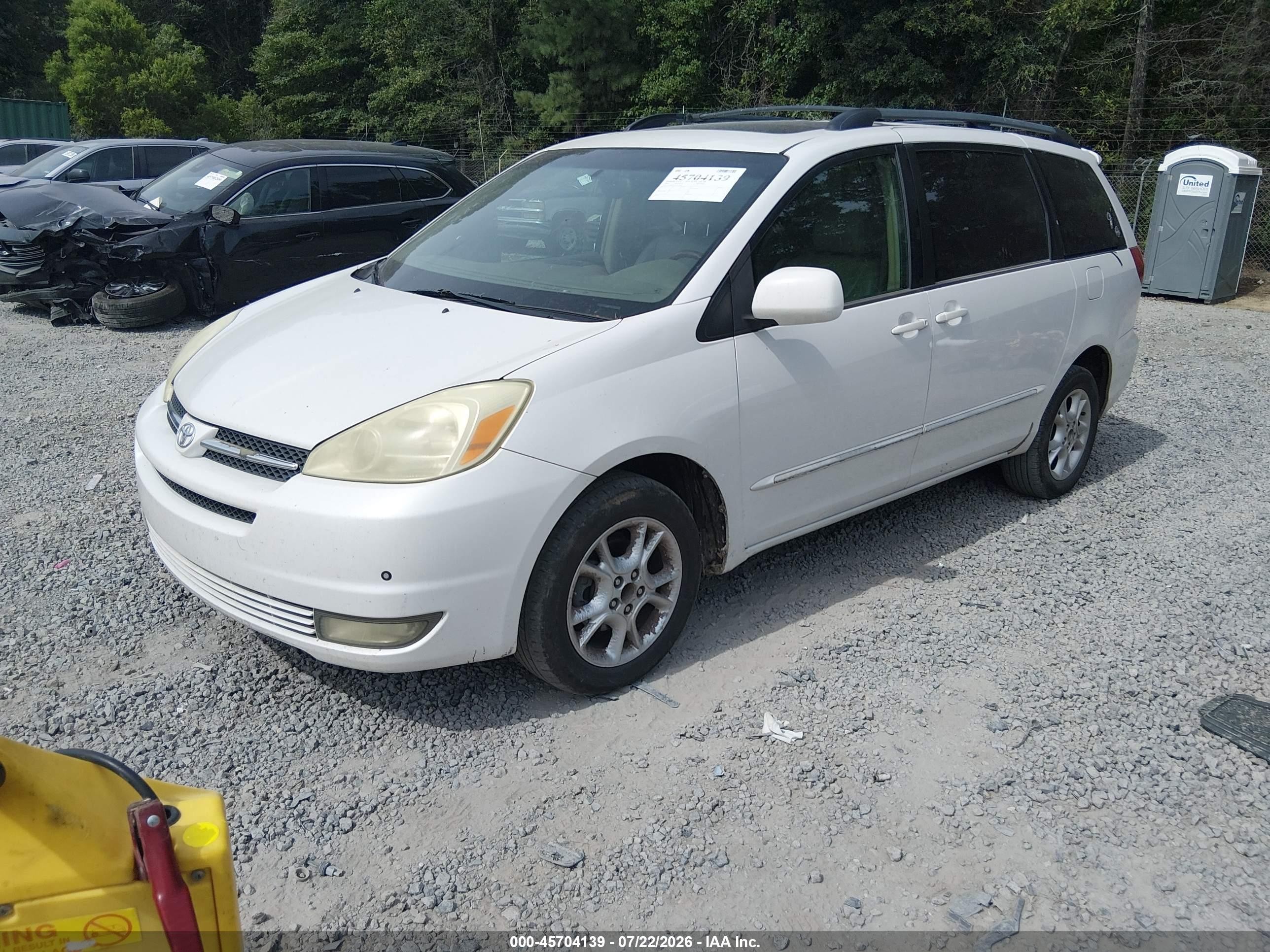 2004 Toyota Sienna Xle Limited White vin: 5TDBA22C24S012890