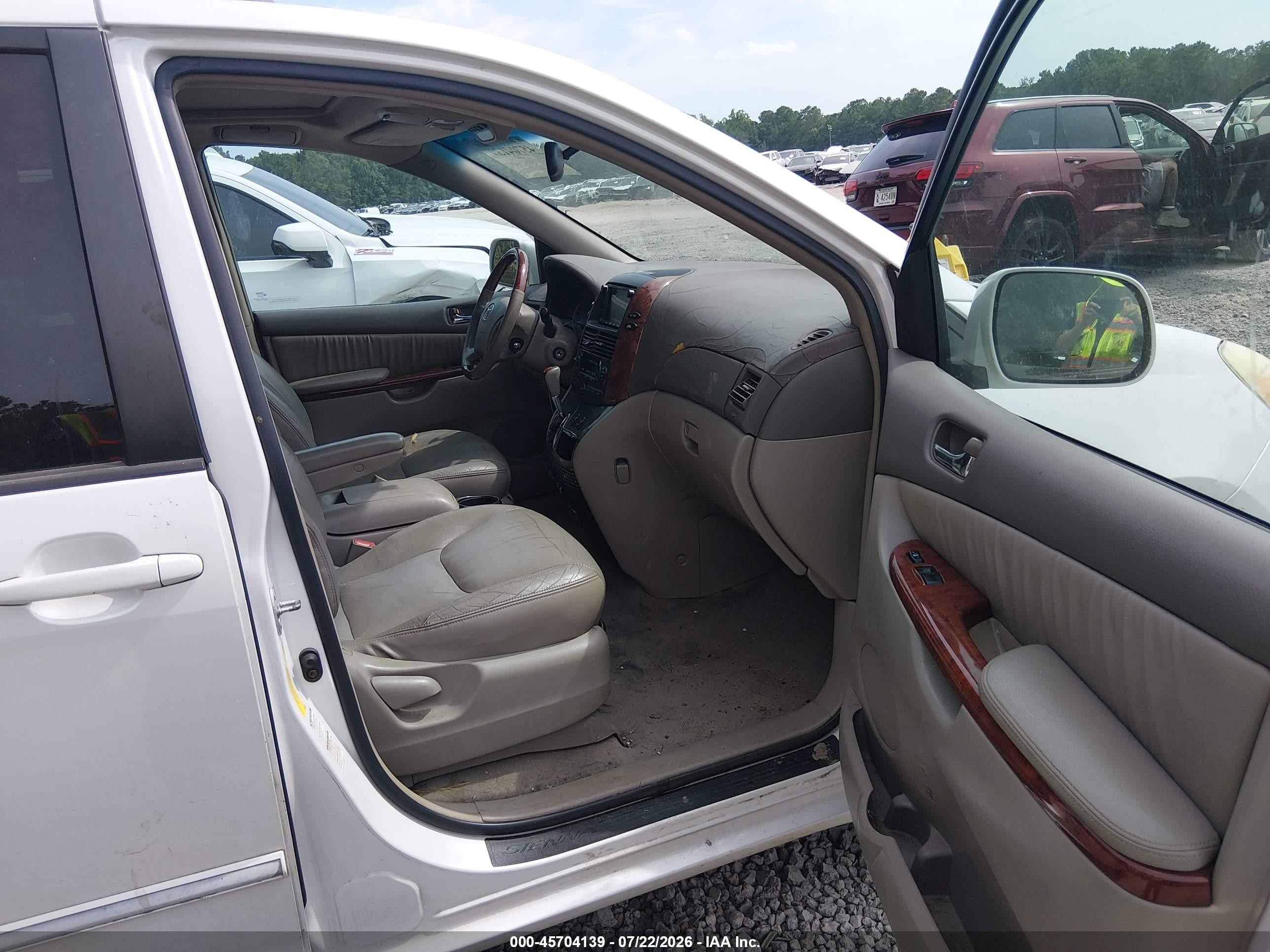2004 Toyota Sienna Xle Limited White vin: 5TDBA22C24S012890