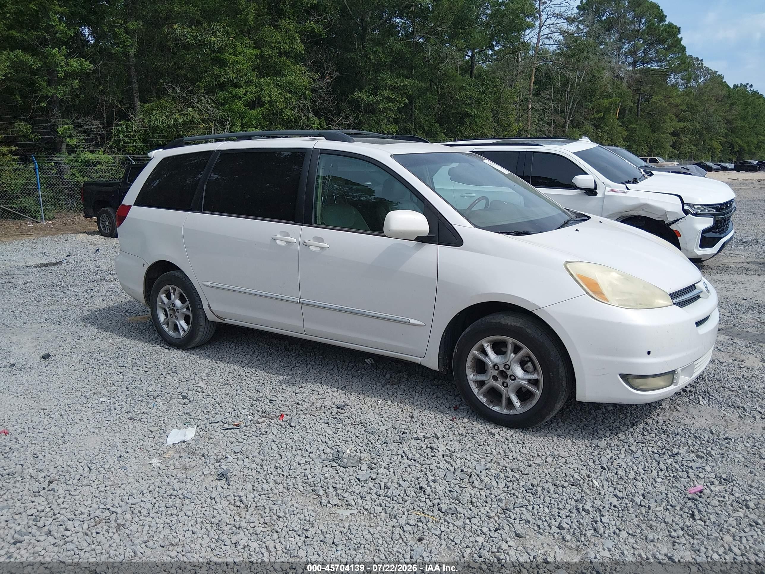 2004 Toyota Sienna Xle Limited White vin: 5TDBA22C24S012890