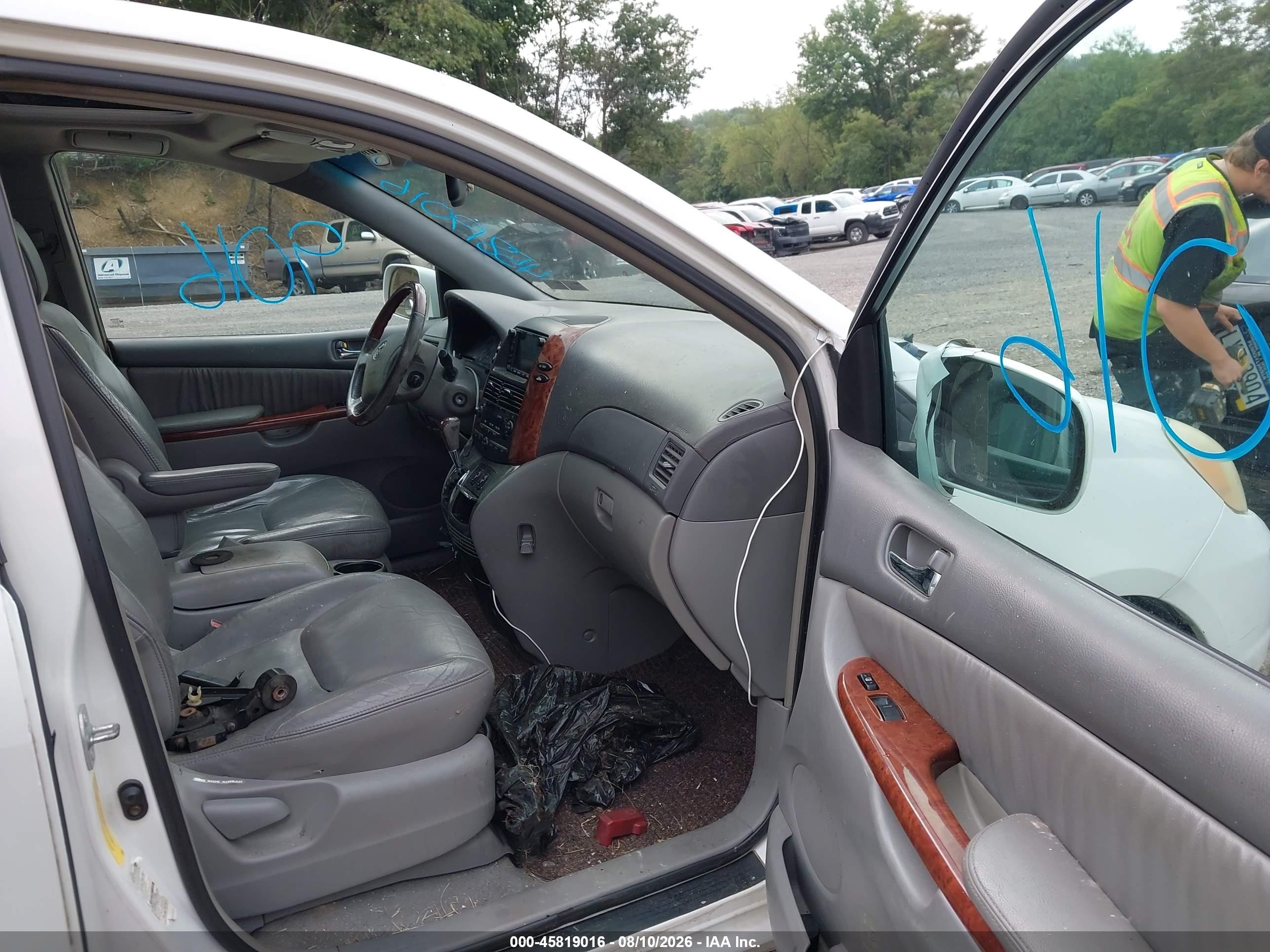 2004 Toyota Sienna Xle/xle Limited White vin: 5TDBA22C24S019046