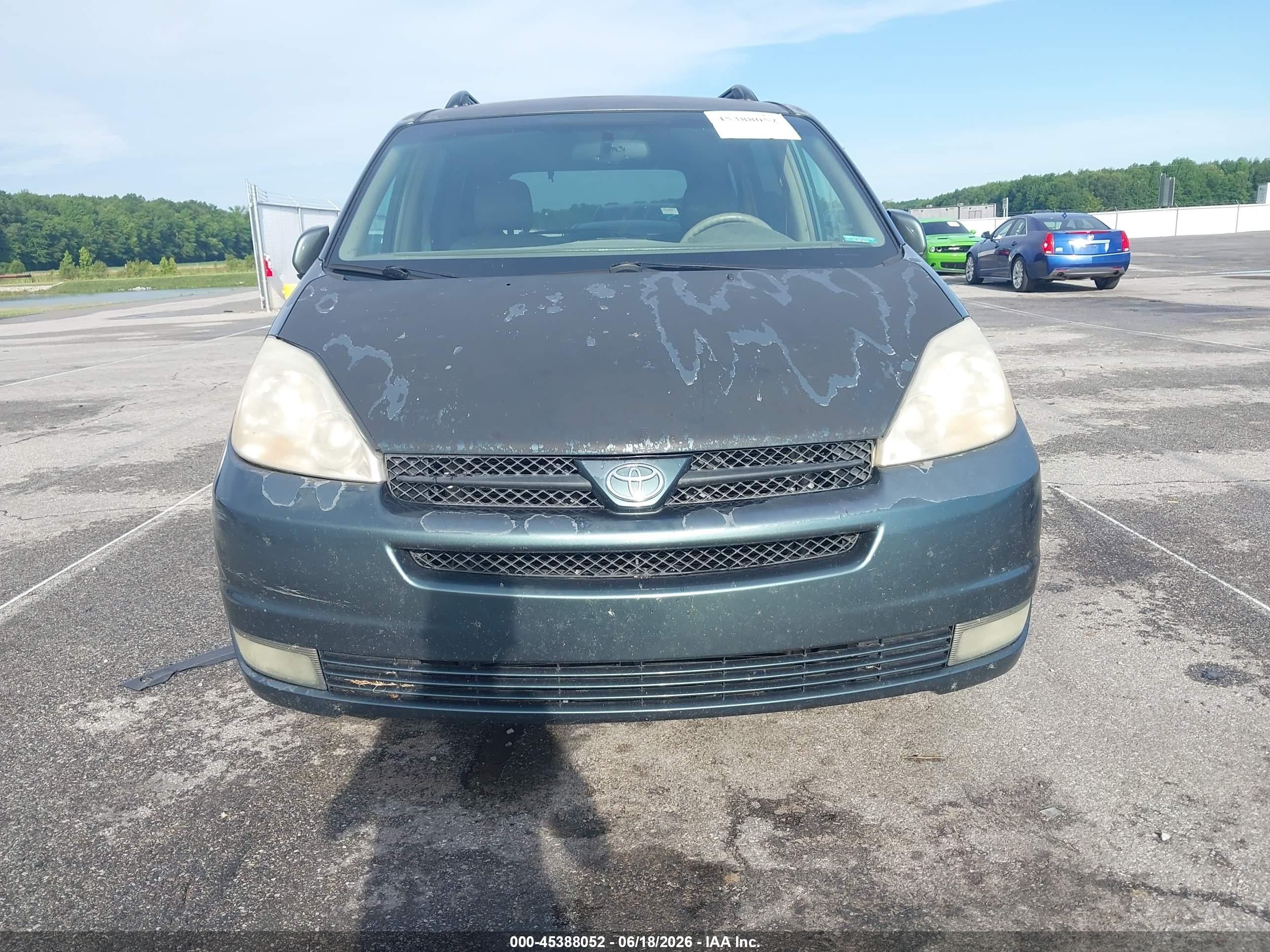 2004 Toyota Sienna Xle Green vin: 5TDBA22C24S024795
