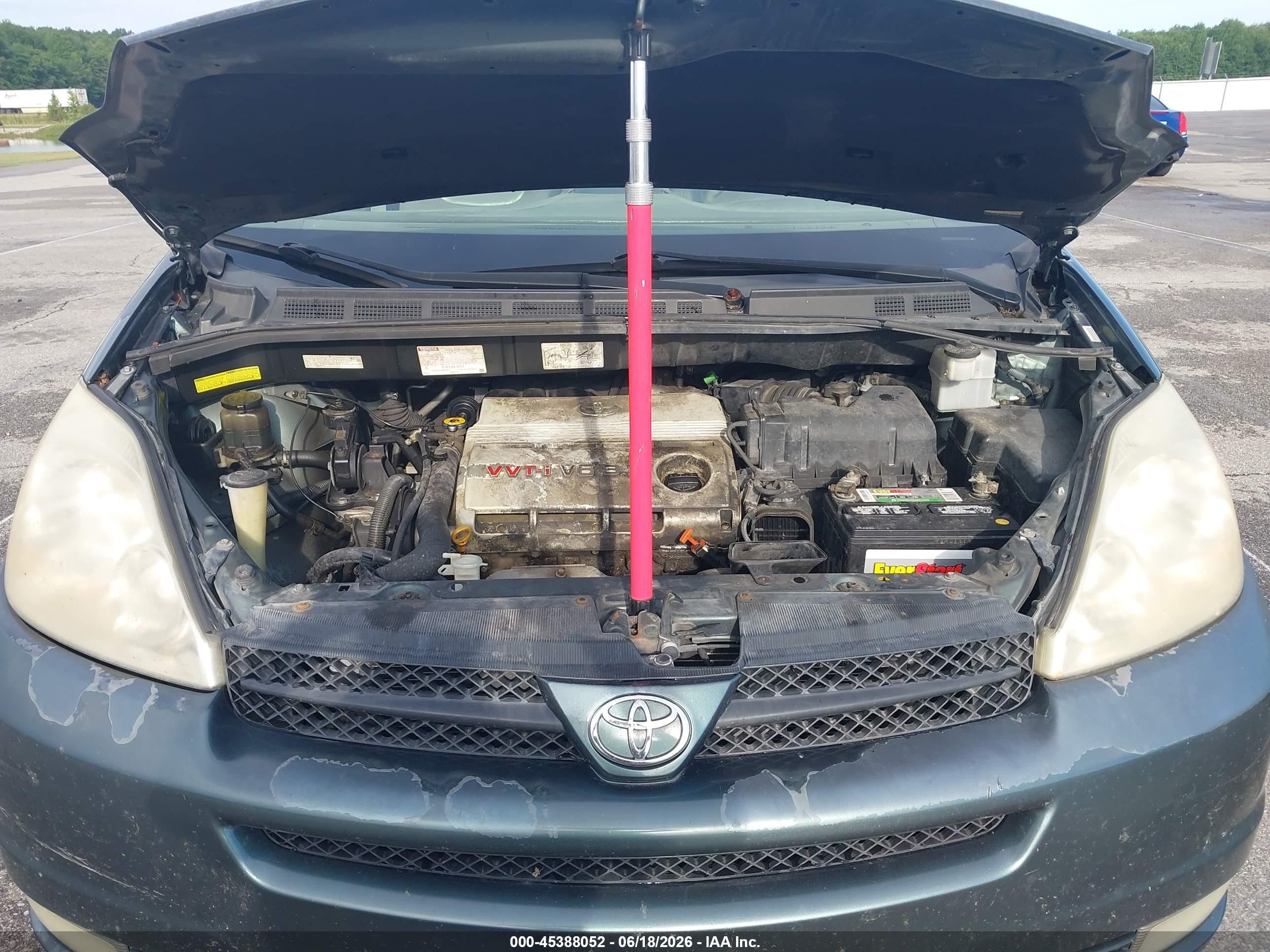 2004 Toyota Sienna Xle Green vin: 5TDBA22C24S024795