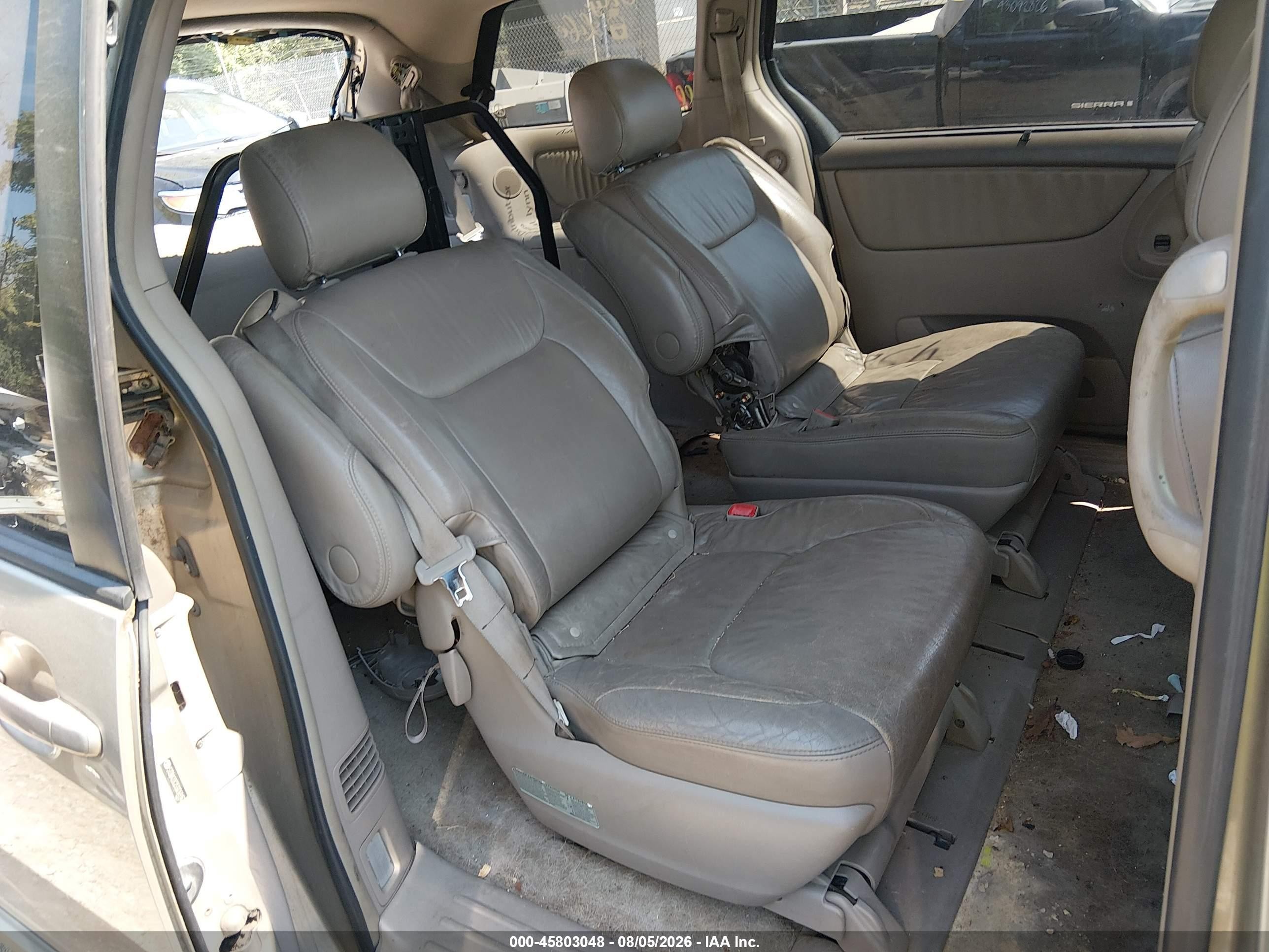 2005 Toyota Sienna Xle Limited Beige vin: 5TDBA22C25S036916