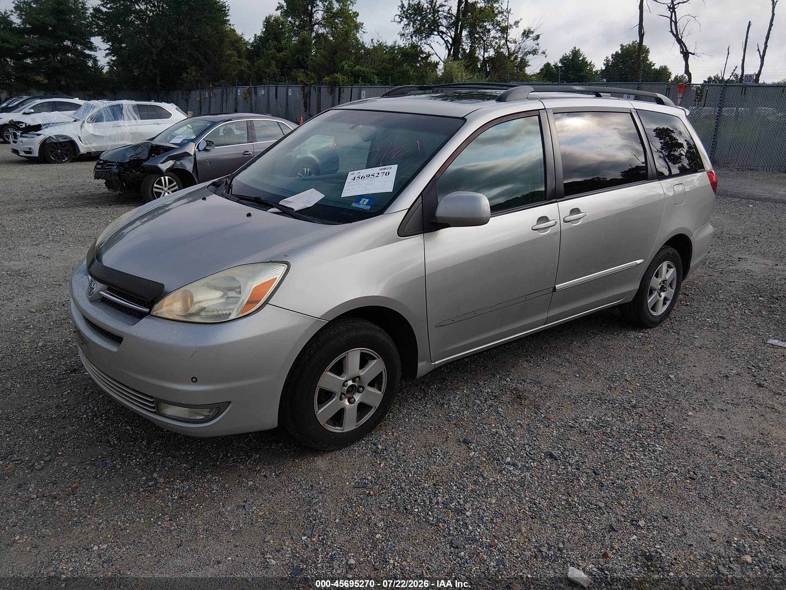 2005 Toyota Sienna Xle Limited Champagne vin: 5TDBA22C25S039296