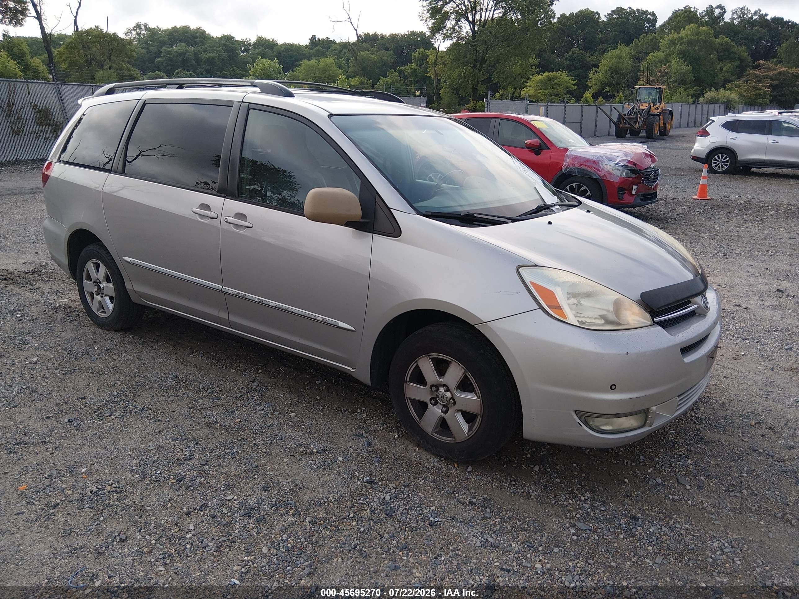 2005 Toyota Sienna Xle Limited Champagne vin: 5TDBA22C25S039296