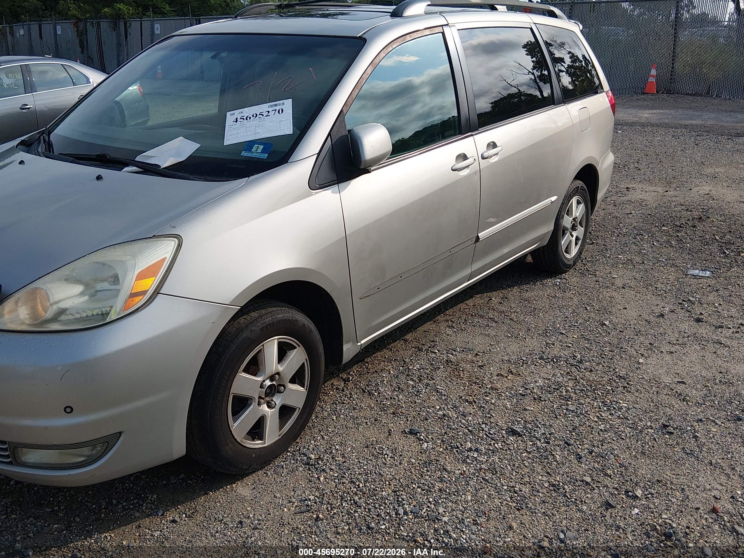 2005 Toyota Sienna Xle Limited Champagne vin: 5TDBA22C25S039296