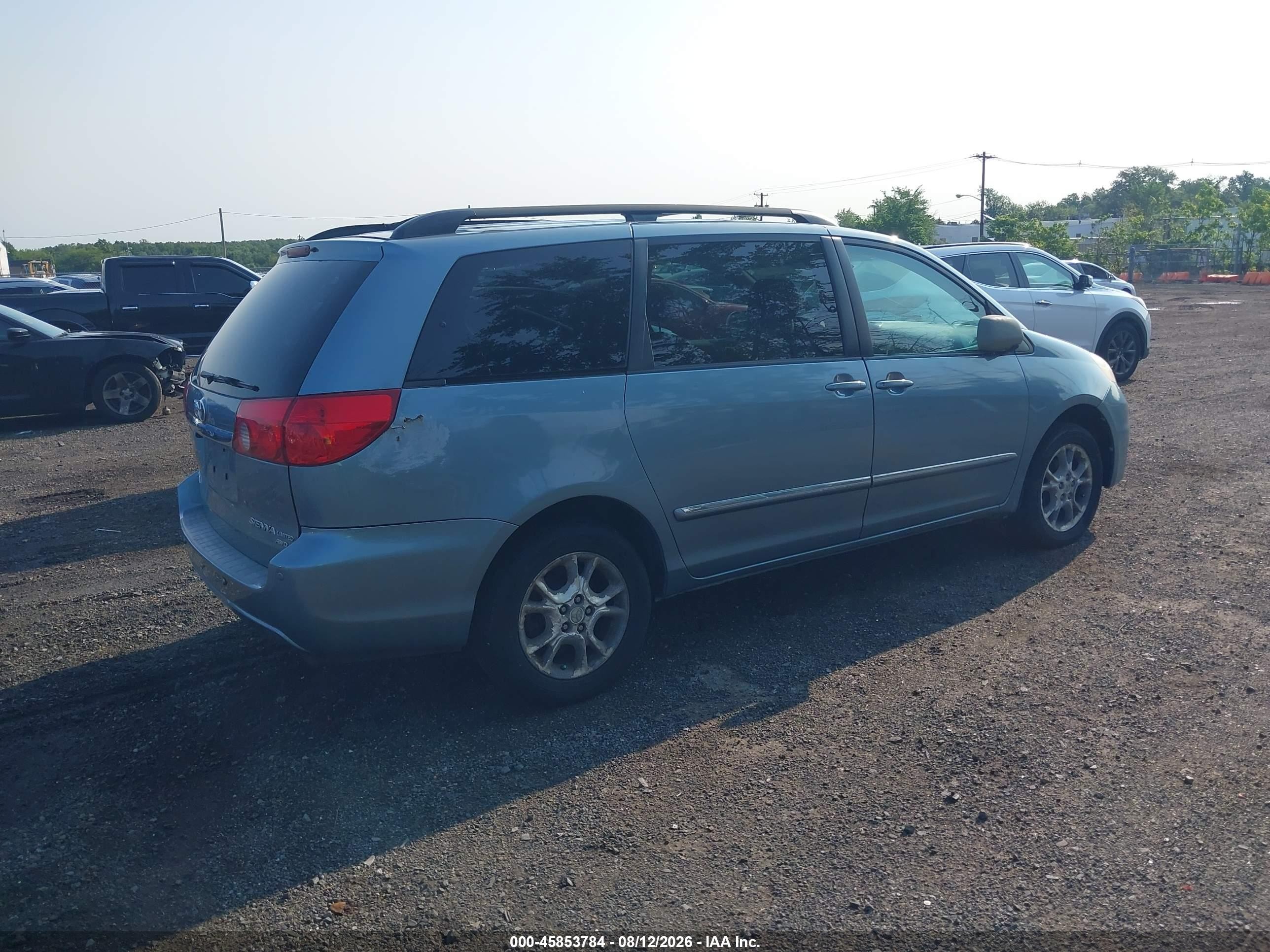 2006 Toyota Sienna Xle Limited Blue vin: 5TDBA22C26S070128